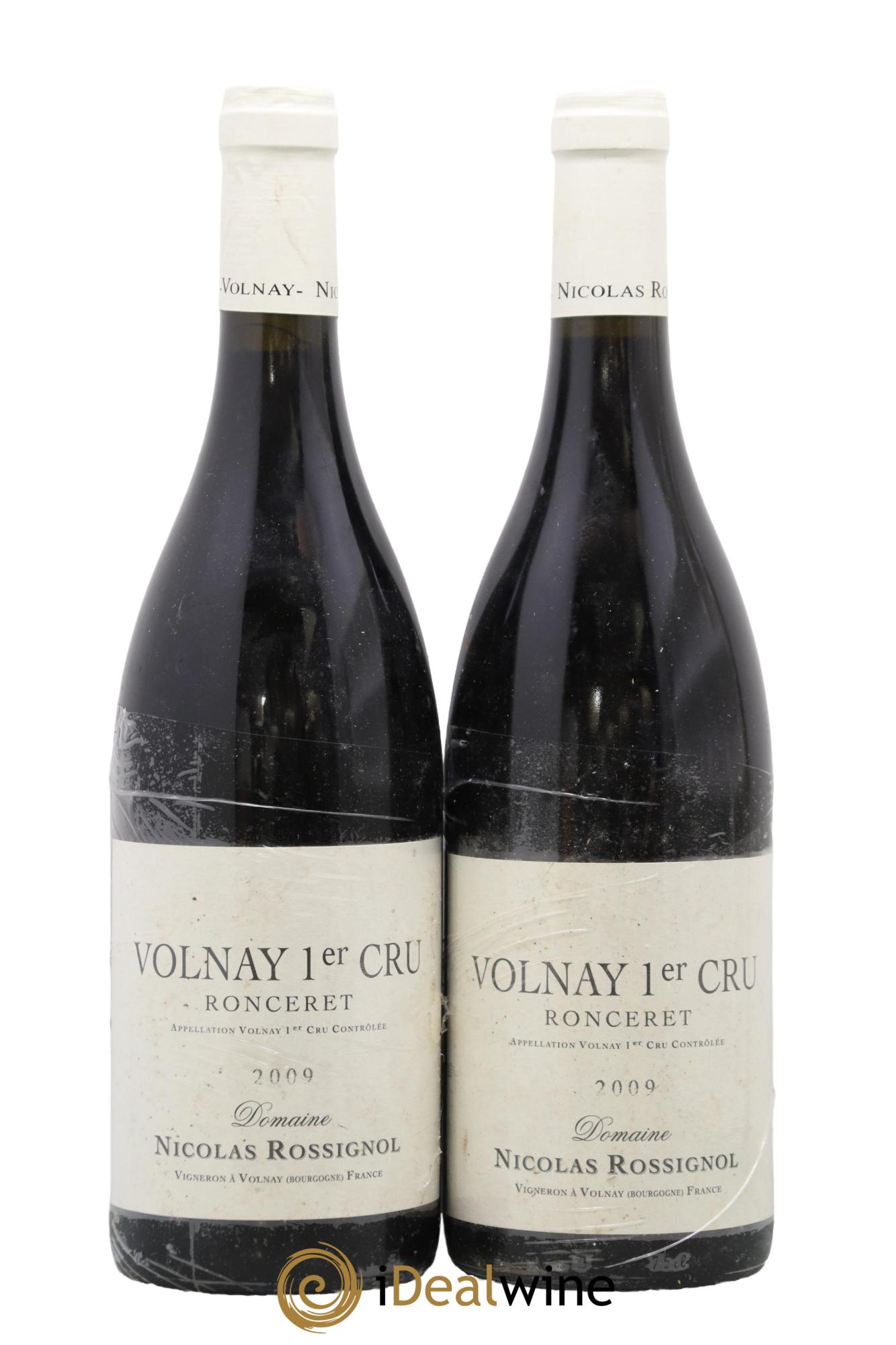Volnay 1er Cru Ronceret Nicolas Rossignol 2009 - Posten von 2 Flaschen - 0