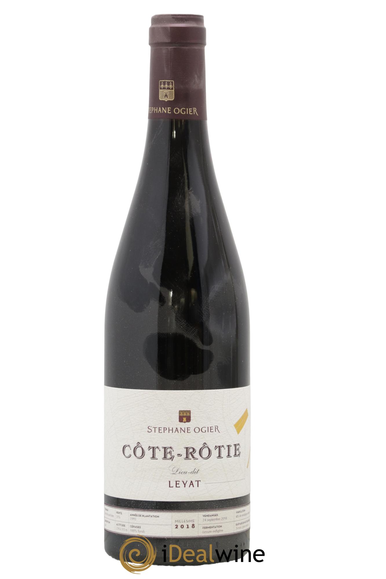 Côte-Rôtie Stephane Ogier - Lieu Dit Leyat 2018 - Lot of 1 bottle - 0
