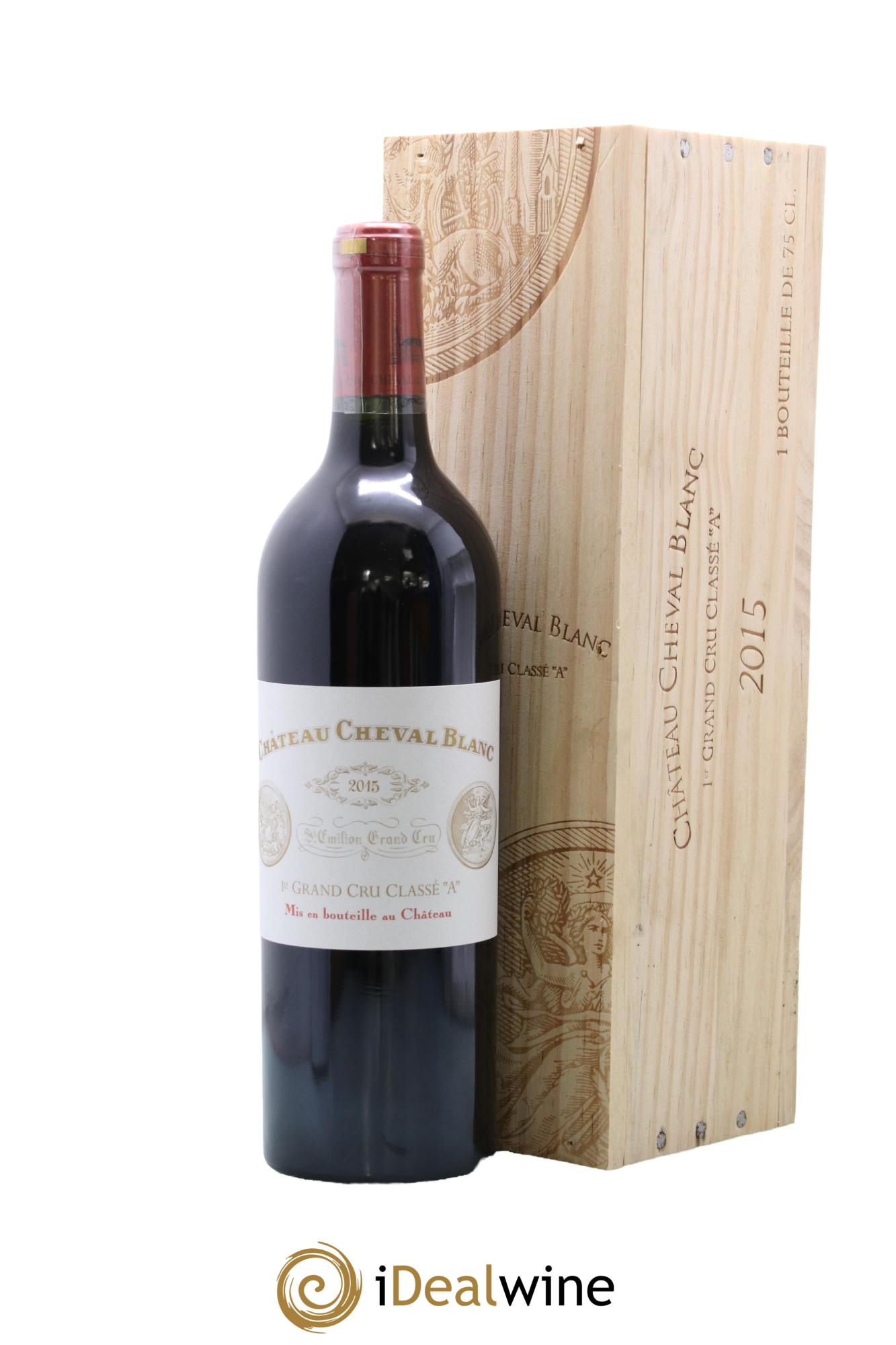 Château Cheval Blanc 1er Grand Cru Classé A 2015 - Lot de 1 bouteille - 0