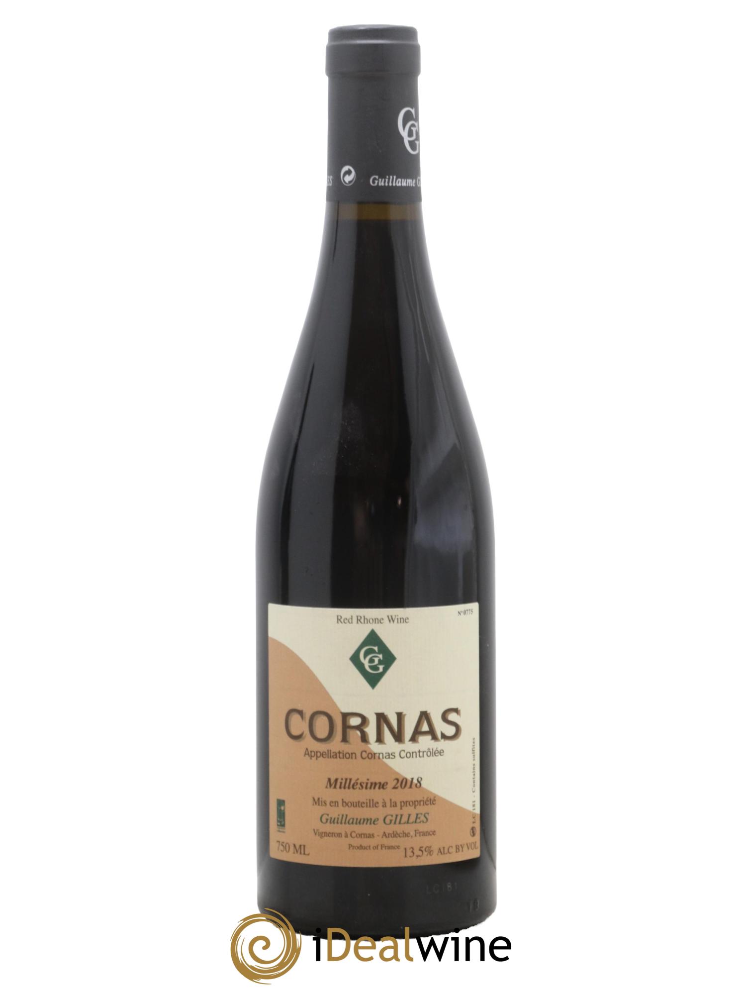 Cornas Guillaume Gilles (Domaine) 2018 - Lot de 1 bouteille - 0