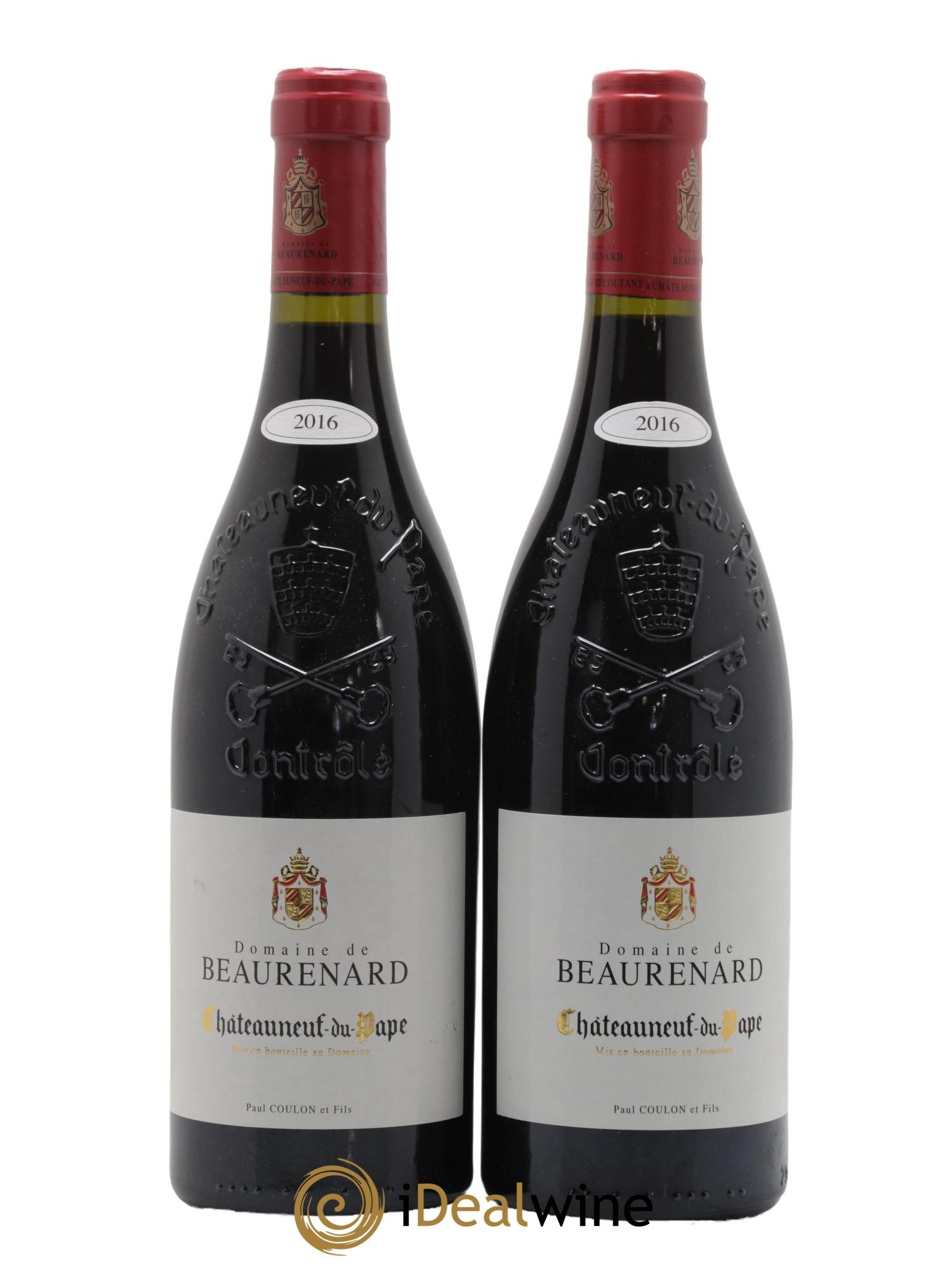 Châteauneuf-du-Pape Beaurenard (Domaine de) 2016 - Lot de 2 bouteilles - 0
