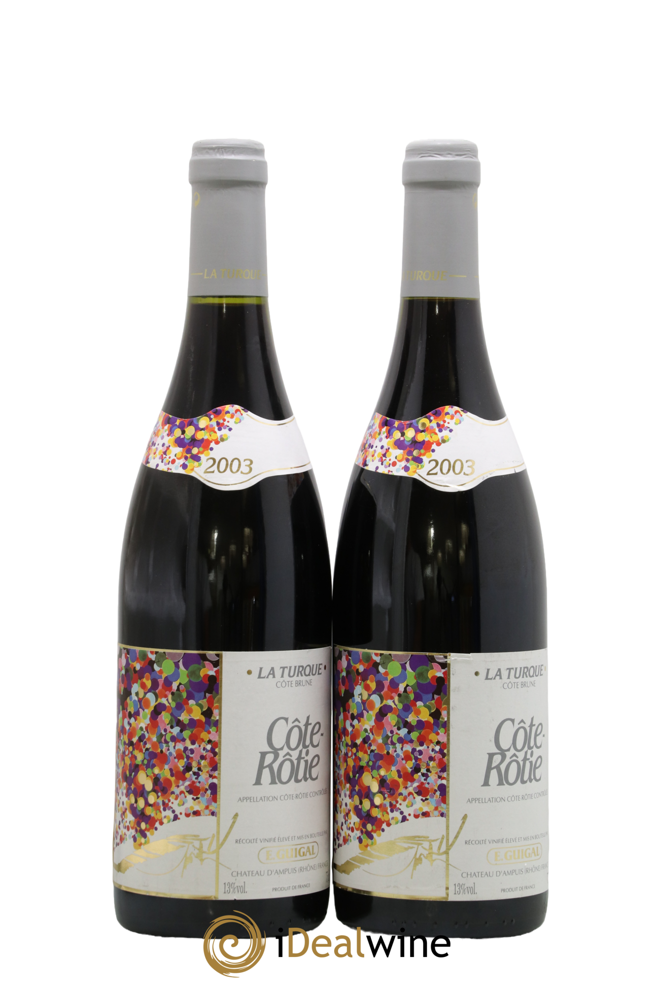 Côte-Rôtie La Turque Guigal 2003 - Lotto di 2 bottiglie - 0