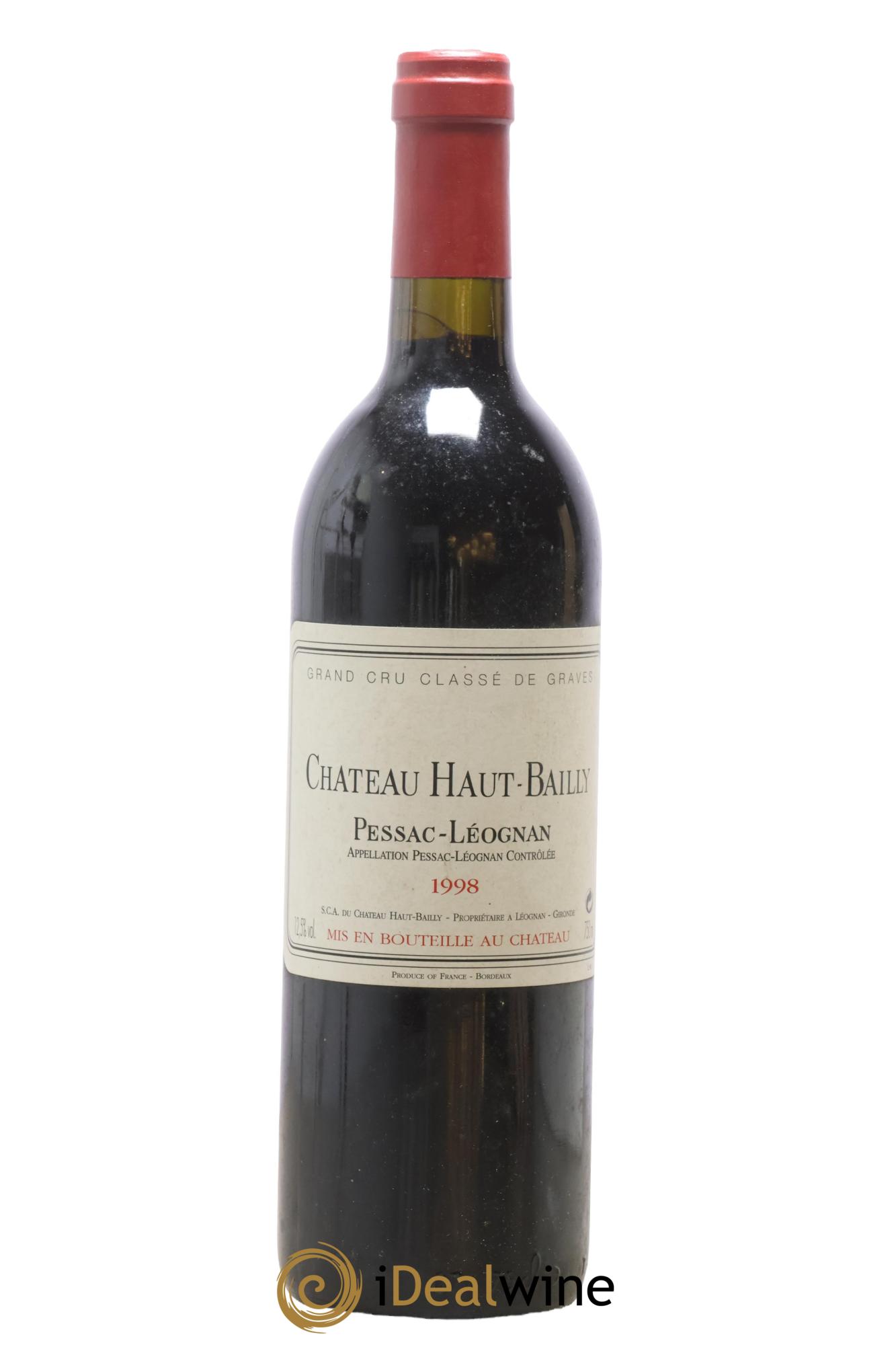 Château Haut-Bailly Cru Classé de Graves 1998 - Lot de 1 bouteille - 0
