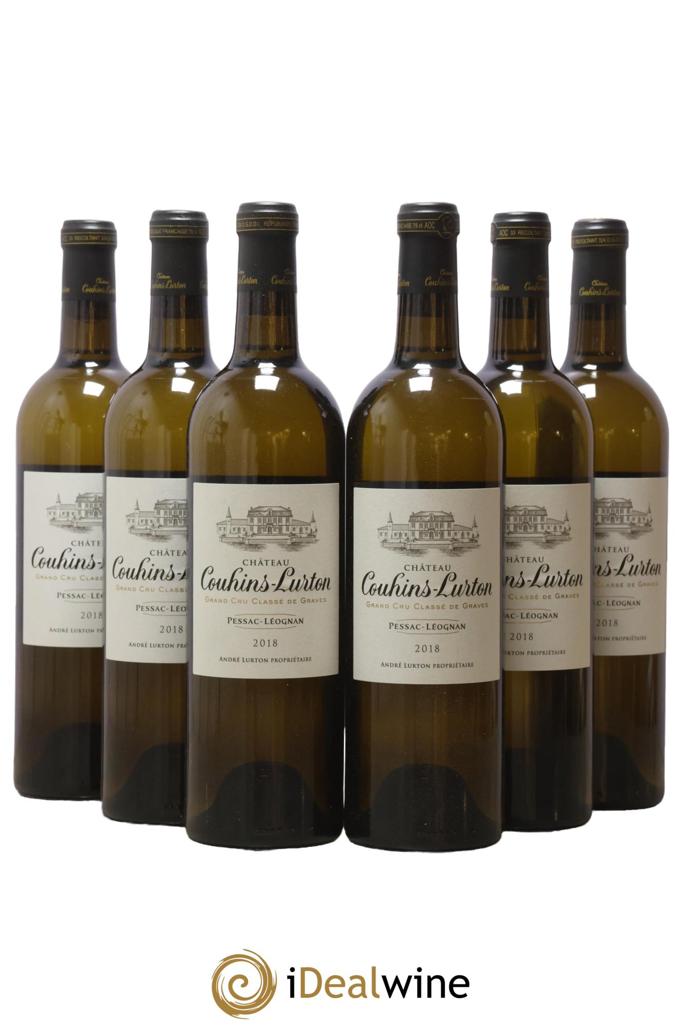 Château Couhins-Lurton Cru Classé de Graves 2018 - Lot de 6 bouteilles - 0