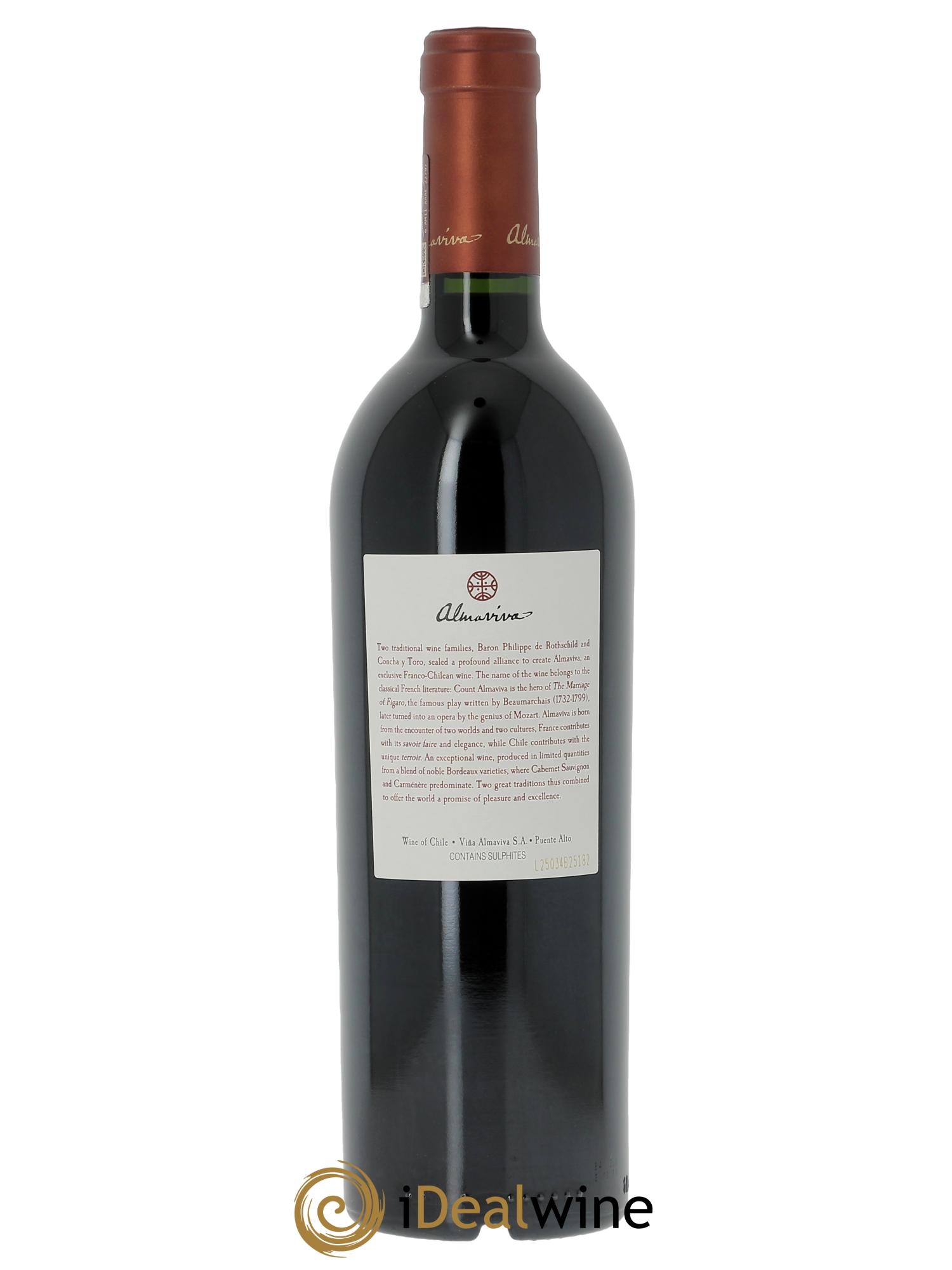 Chili Almaviva Baron P. de Rothschild Concha y Toro (Cassetta in legno a partire da 6 bt) 2023 - Lotto di 1 bottiglia - 1