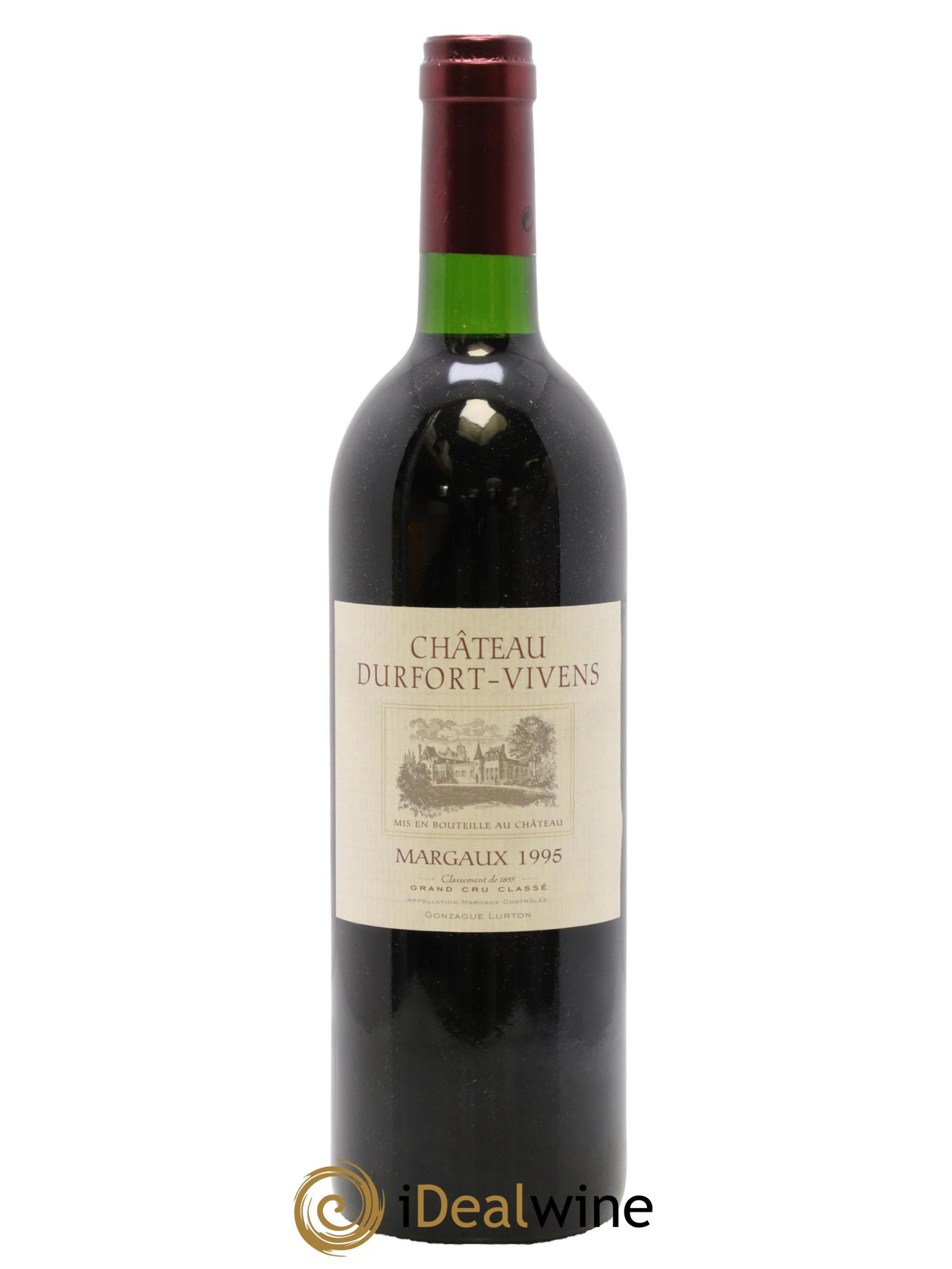 Château Durfort Vivens 2ème Grand Cru Classé 1995 - Posten von 1 Flasche - 0