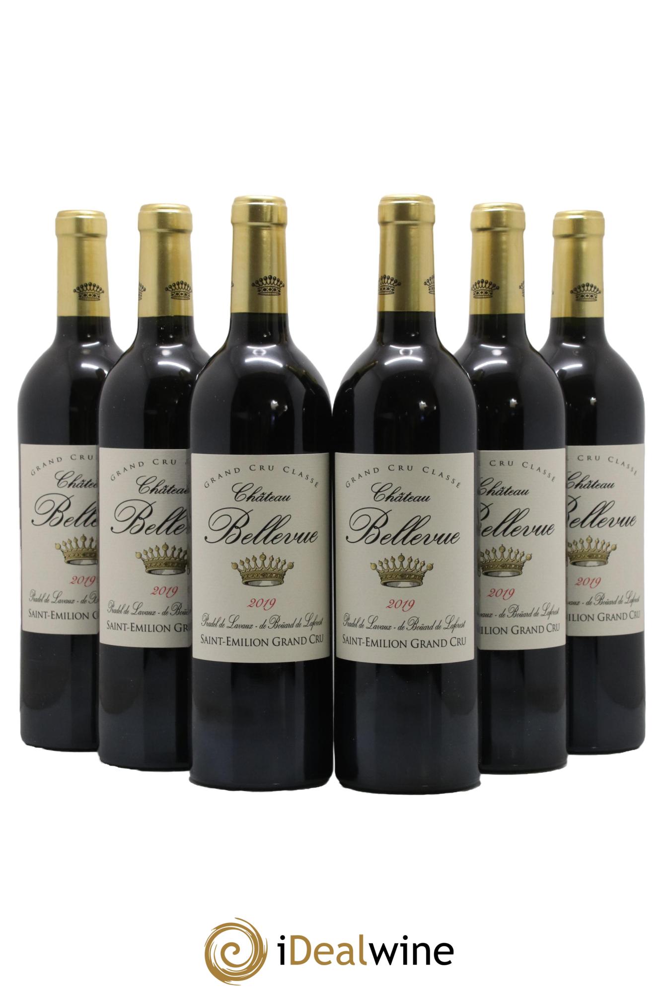Château Bellevue Grand Cru Classé 2019 - Lot de 6 bouteilles - 0