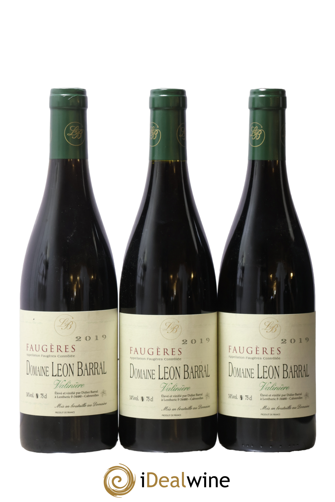Faugères Valinière Domaine Léon Barral 2019 - Lot de 3 bouteilles - 0