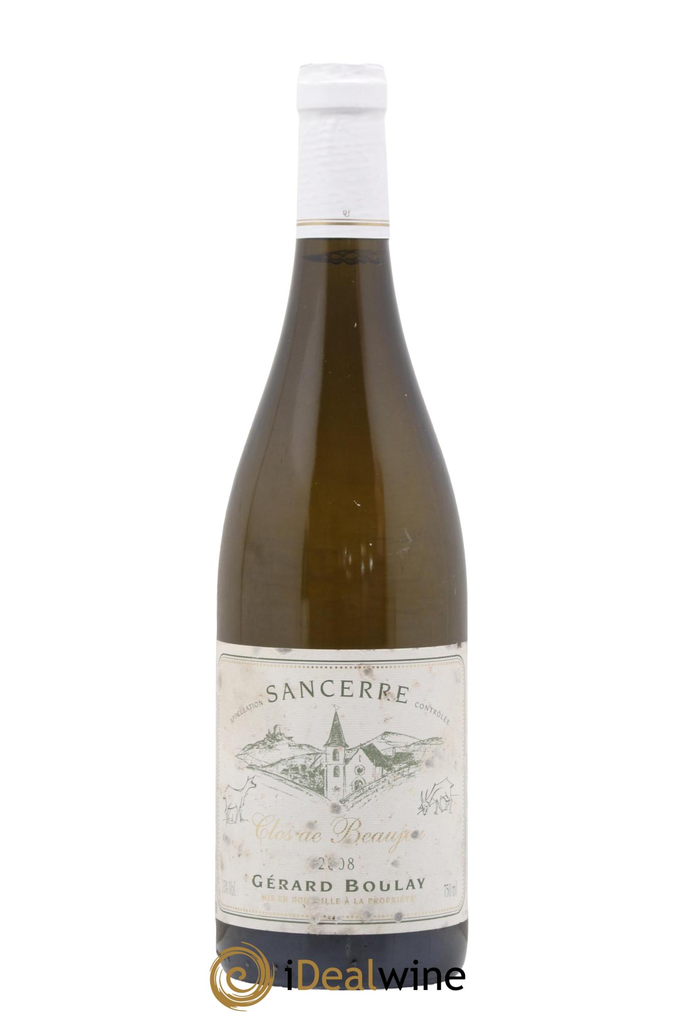 Sancerre Clos de Beaujeu Gérard Boulay 2008 - Lot of 1 bottle - 0