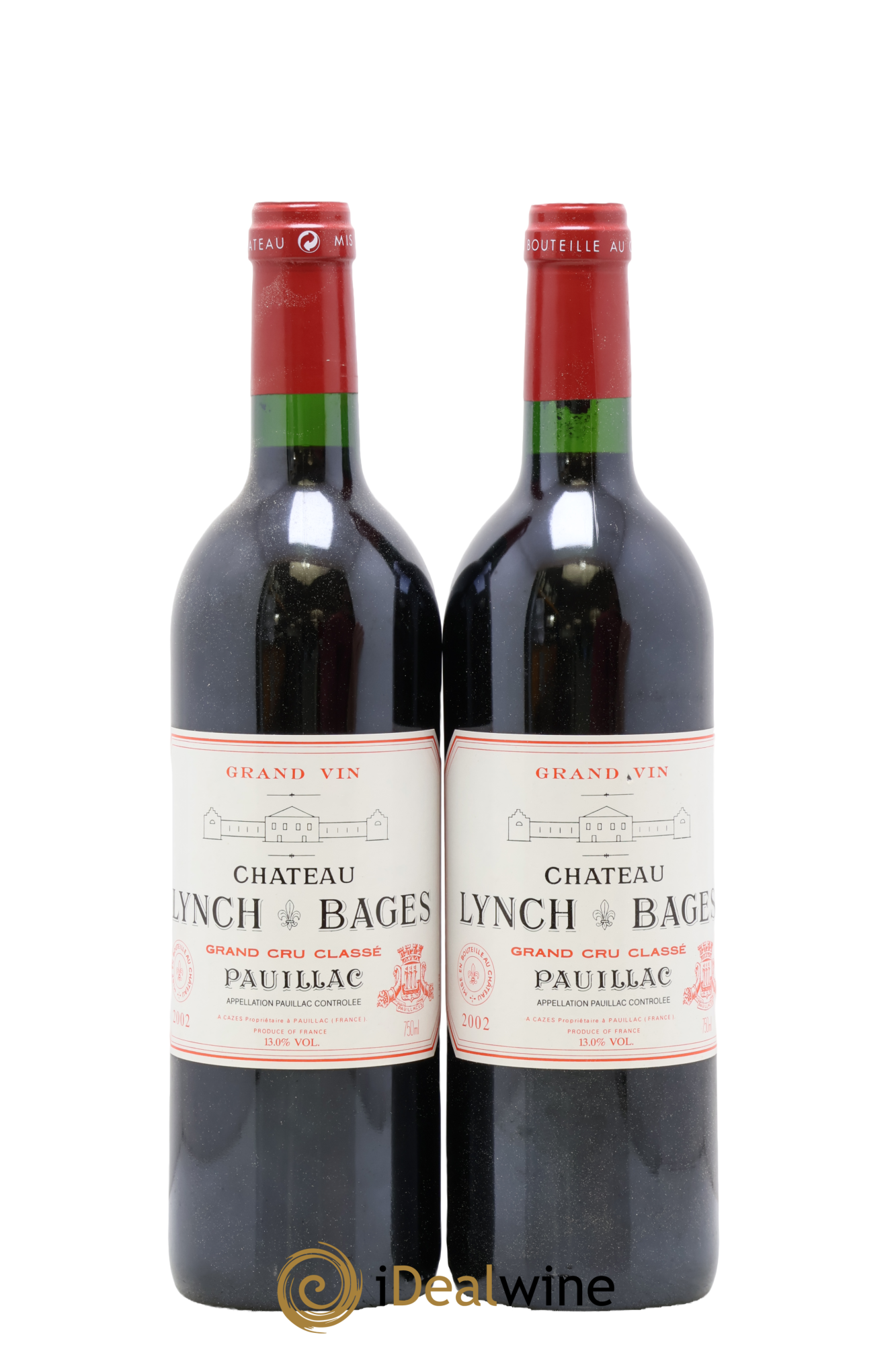 Château Lynch Bages 5ème Grand Cru Classé 2002 - Lot de 2 bouteilles - 0