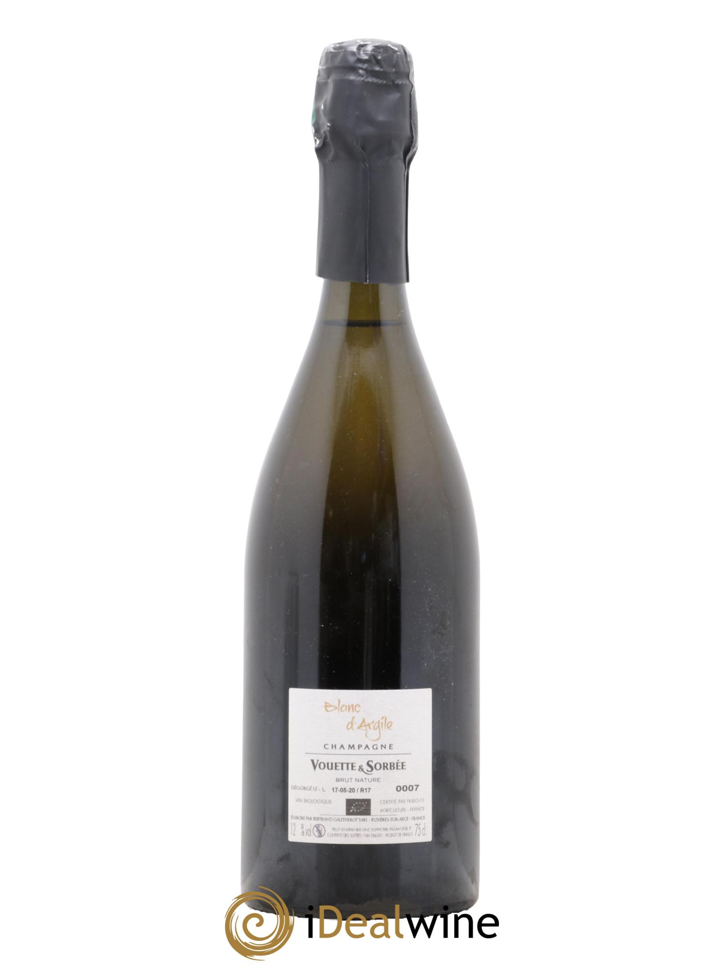 Blanc d'Argile Vouette et Sorbée - Lot de 1 bouteille - 1