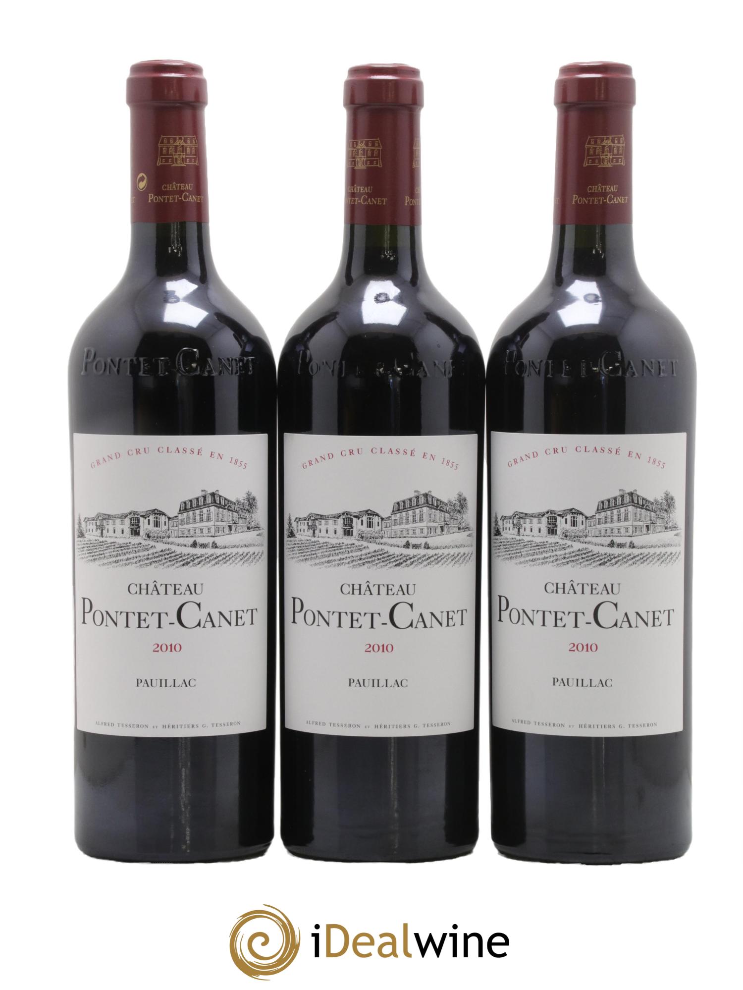 Château Pontet Canet 5ème Grand Cru Classé 2010 - Lotto di 6 bottiglie - 3