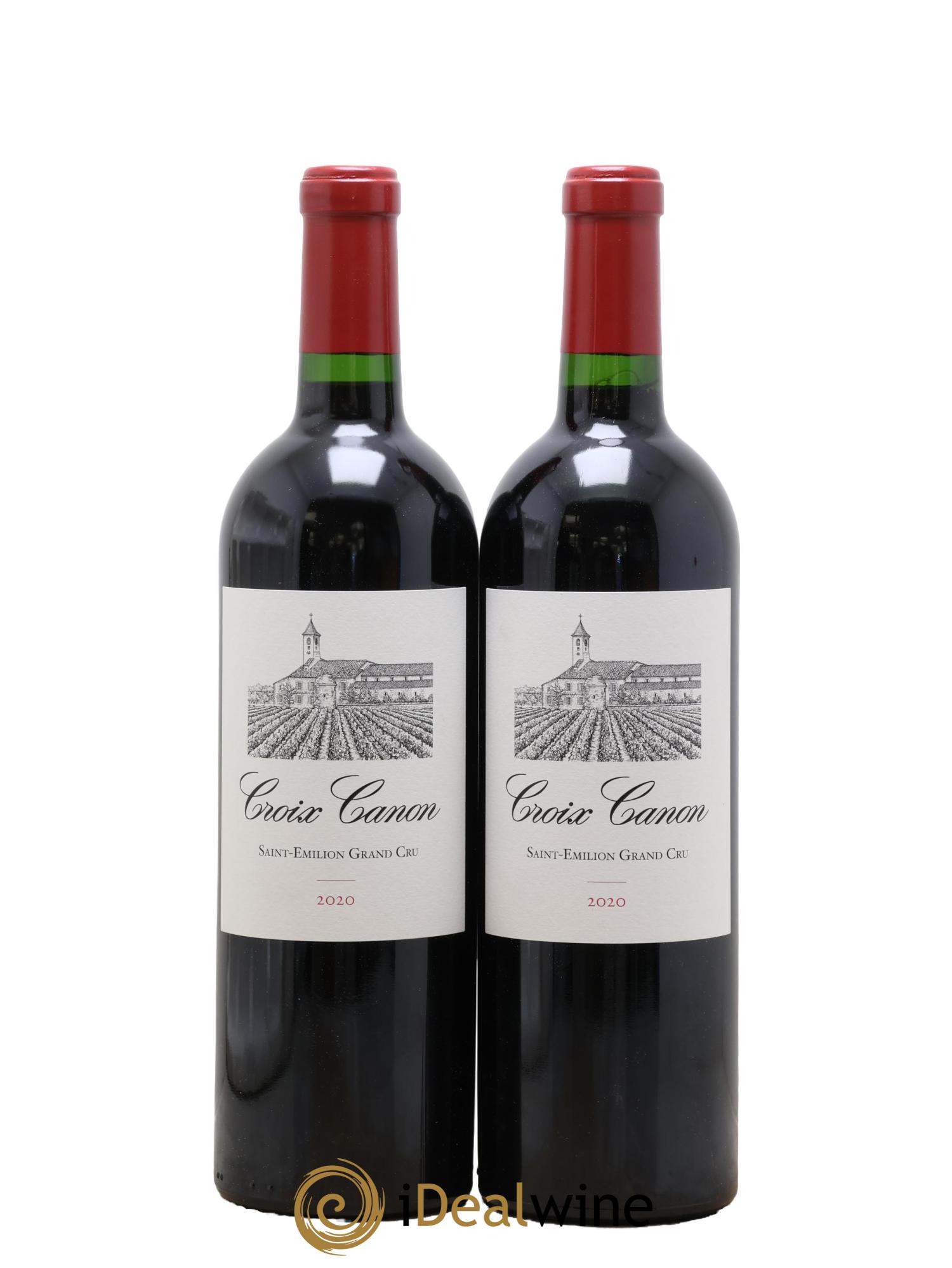 Saint-Émilion Grand Cru La Croix Canon 2020 - Lot de 2 bouteilles - 0