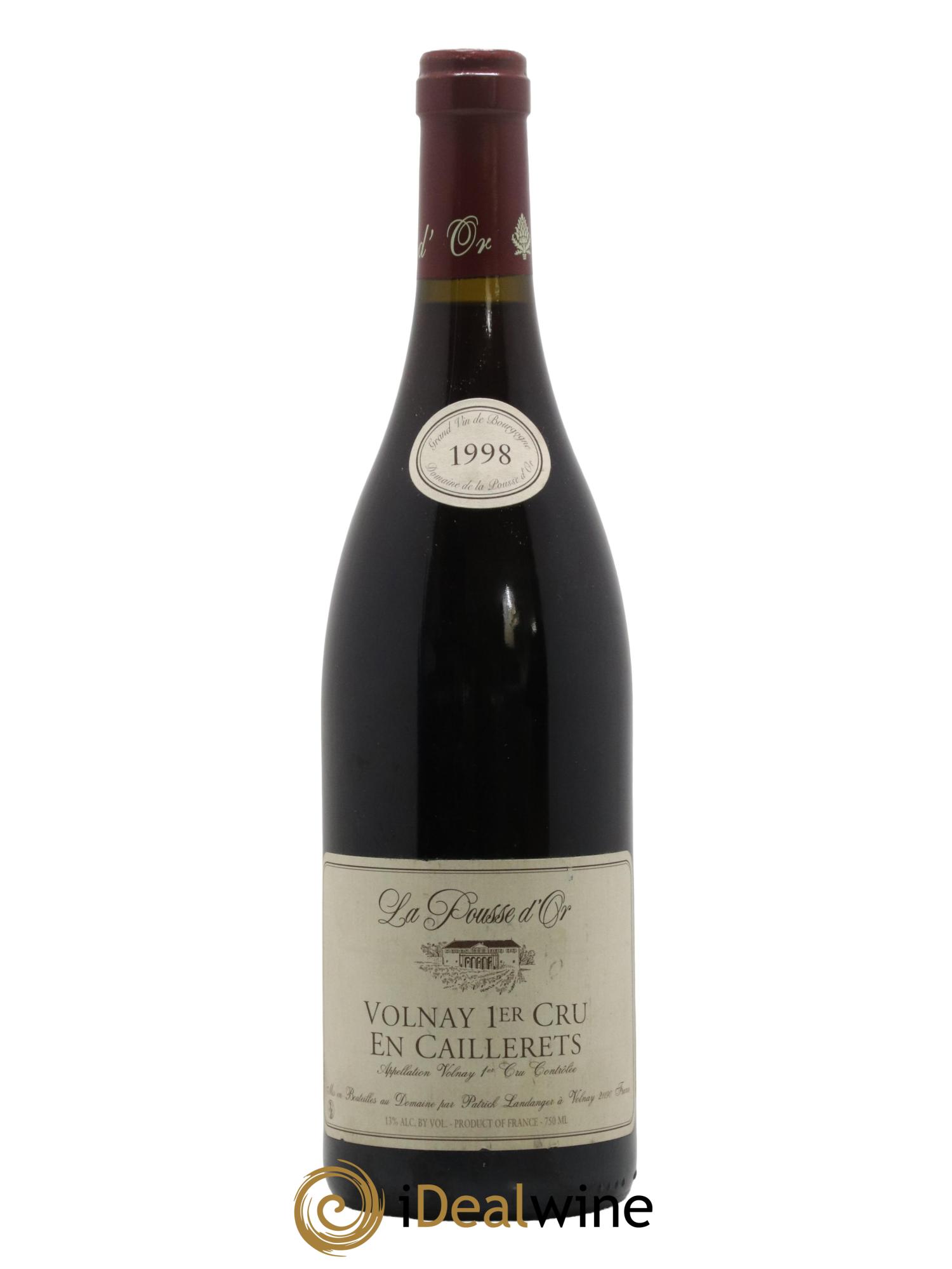 Volnay 1er Cru Les Caillerets La Pousse d'Or (Domaine de) 1998 - Lot de 1 bouteille - 0