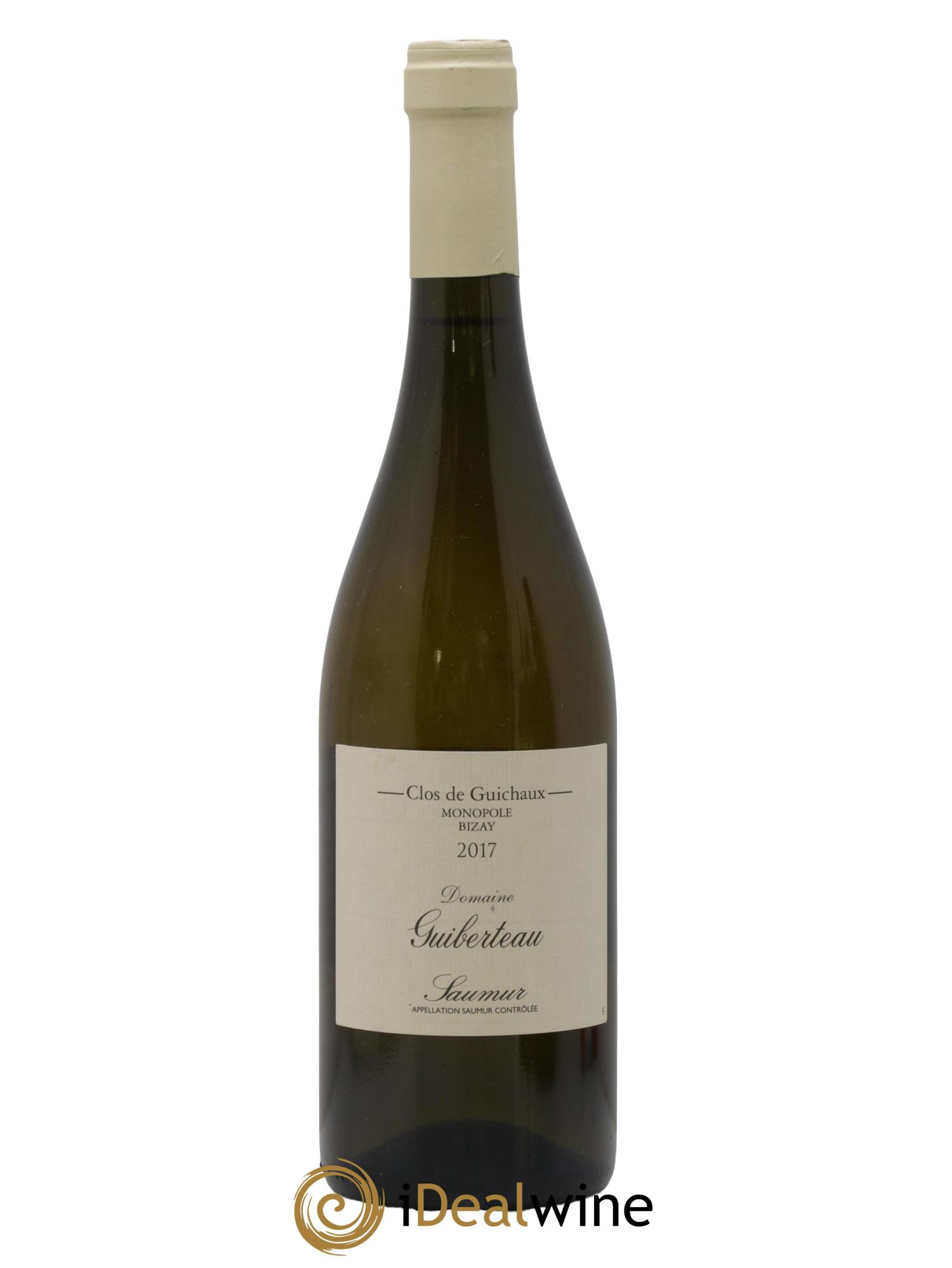 Saumur Clos de Guichaux Domaine Guiberteau 2017 - Lot de 1 bouteille - 0