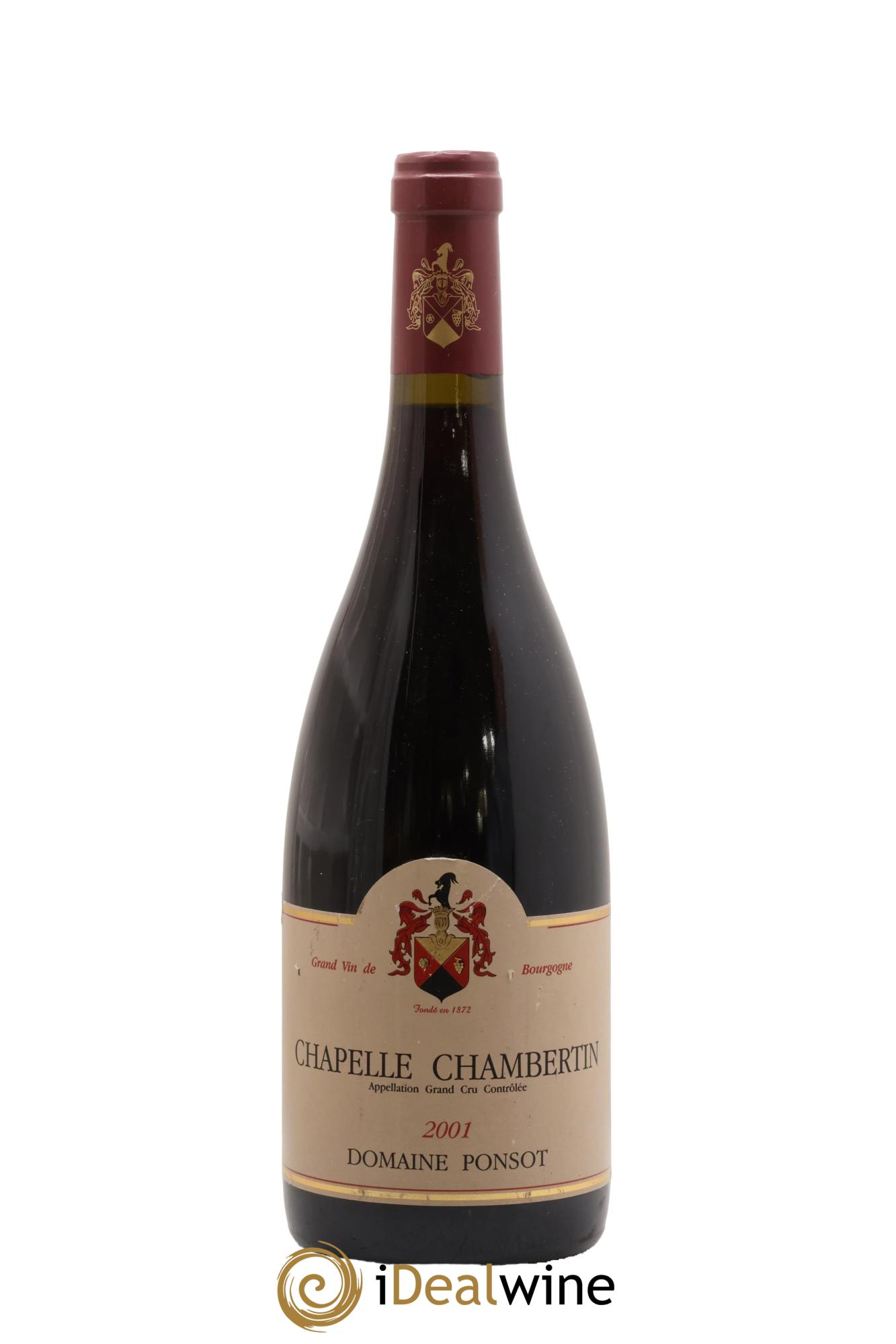 Chapelle-Chambertin Grand Cru Ponsot (Domaine) 2001 - Lotto di 1 bottiglia - 0