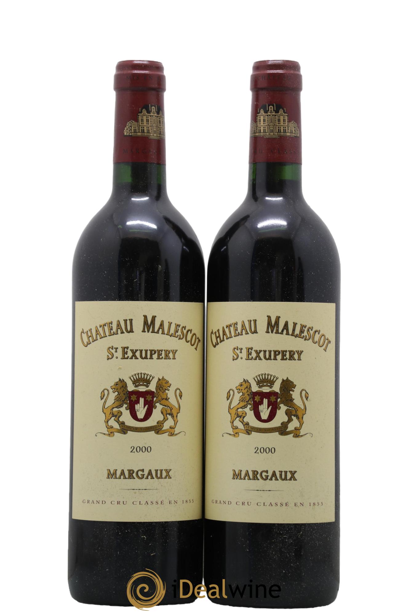 Château Malescot Saint-Exupéry 3ème Grand Cru Classé 2000 - Lot de 2 bouteilles - 0