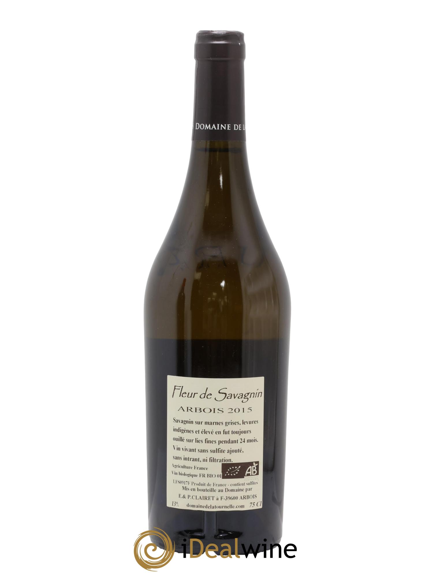 Arbois Fleur De Savagnin Domaine de la Tournelle 2015 - Lot de 1 bouteille - 1