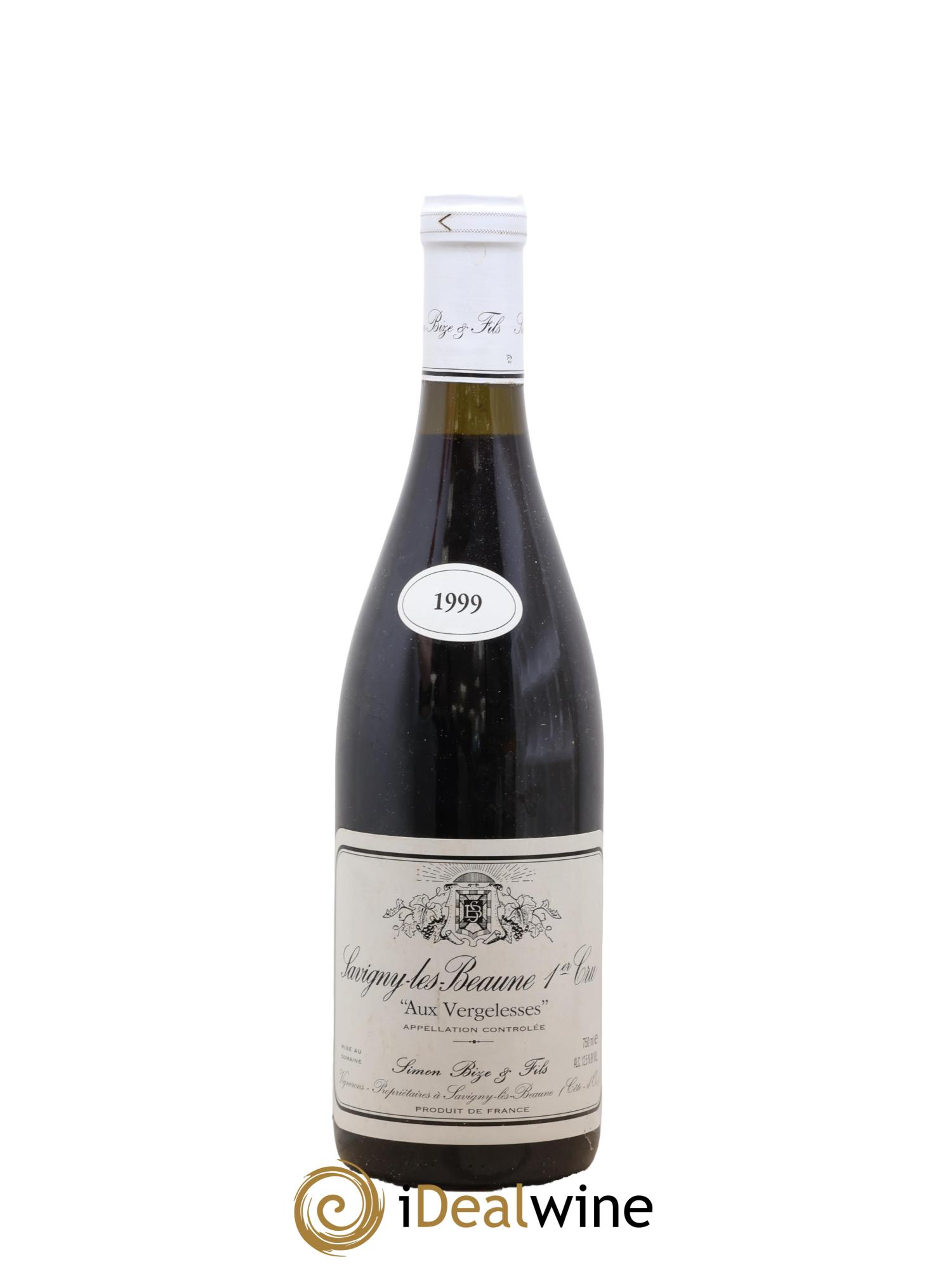 Savigny-lès-Beaune 1er Cru Aux Vergelesses Simon Bize & Fils 1999 - Lot de 1 bouteille - 0