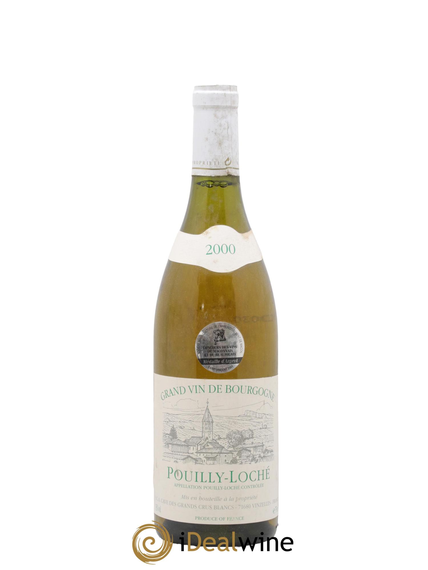 Pouilly-Loché Cave des Grands Crus 2000 - Lot de 1 bouteille - 0