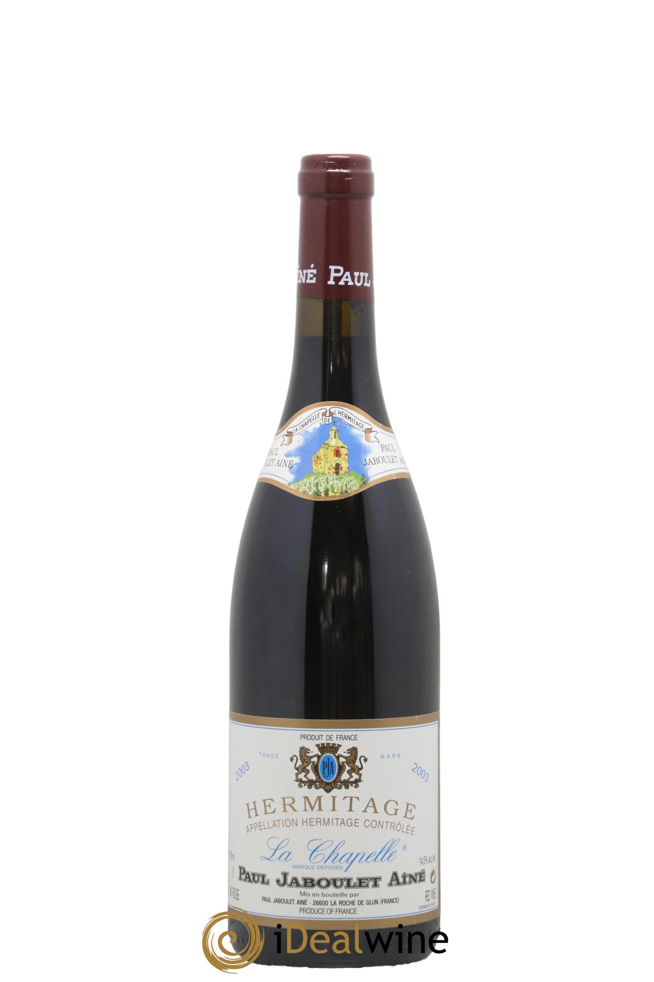 Hermitage La Chapelle Paul Jaboulet Ainé 2003 - Lot de 1 bouteille - 0