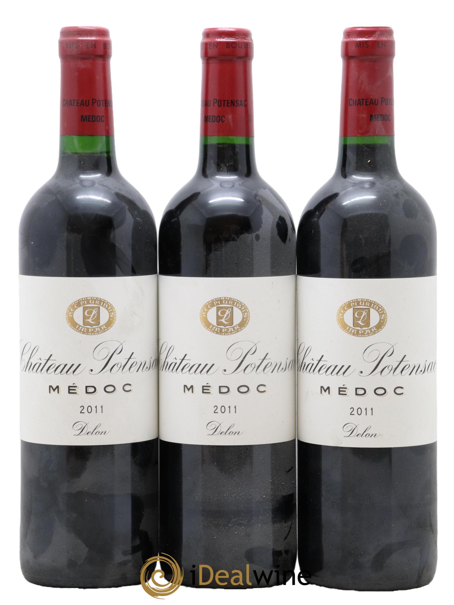 Château Potensac 2011 - Lot de 3 bouteilles - 0