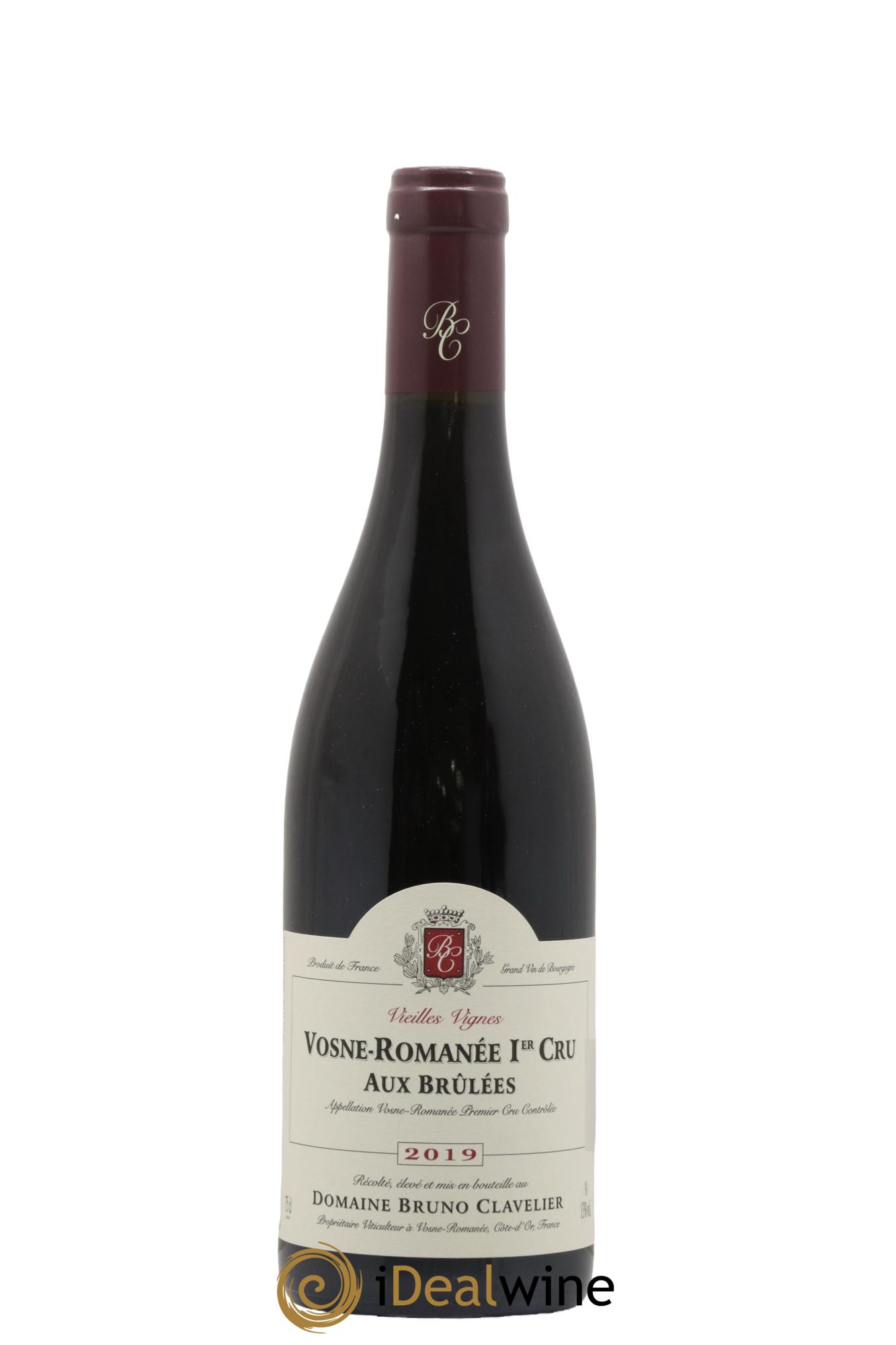 Vosne-Romanée 1er Cru Aux Brulées Vieilles Vignes Bruno Clavelier 2019 - Lot de 1 bouteille - 0