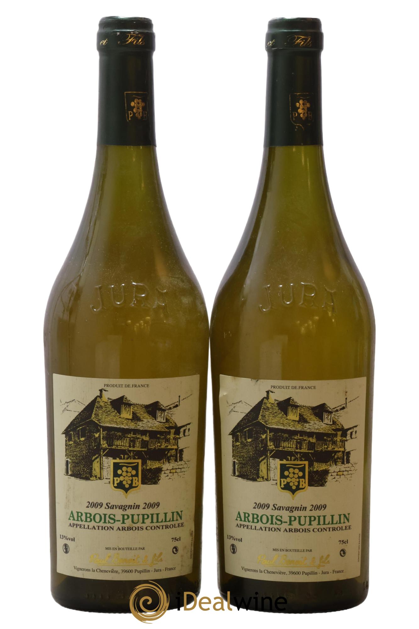 Arbois Pupillin Savagnin Paul Benoît 2009 - Posten von 2 Flaschen - 0