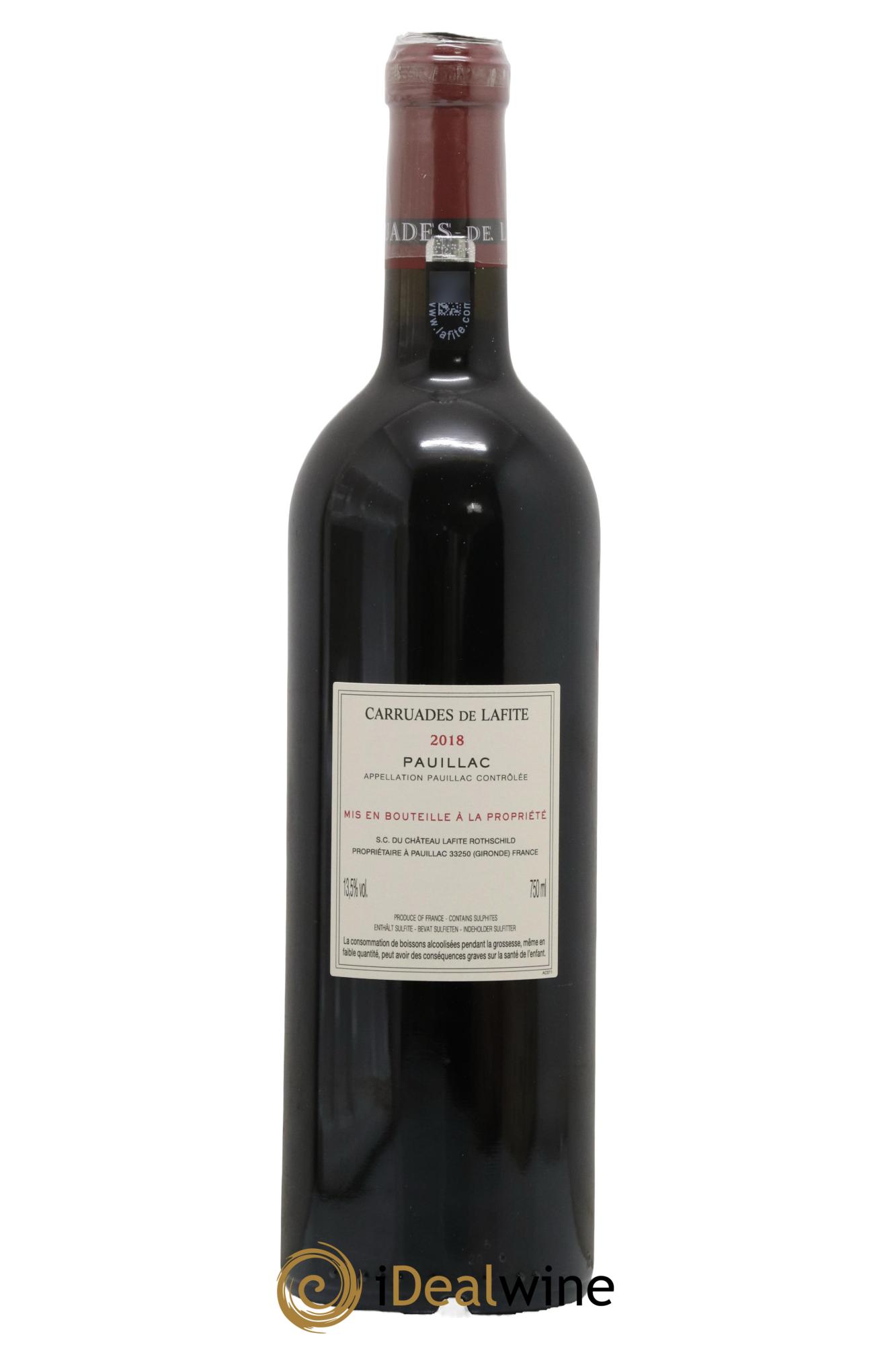 Carruades de Lafite Rothschild Second Vin 2018 - Lot of 1 bottle - 2