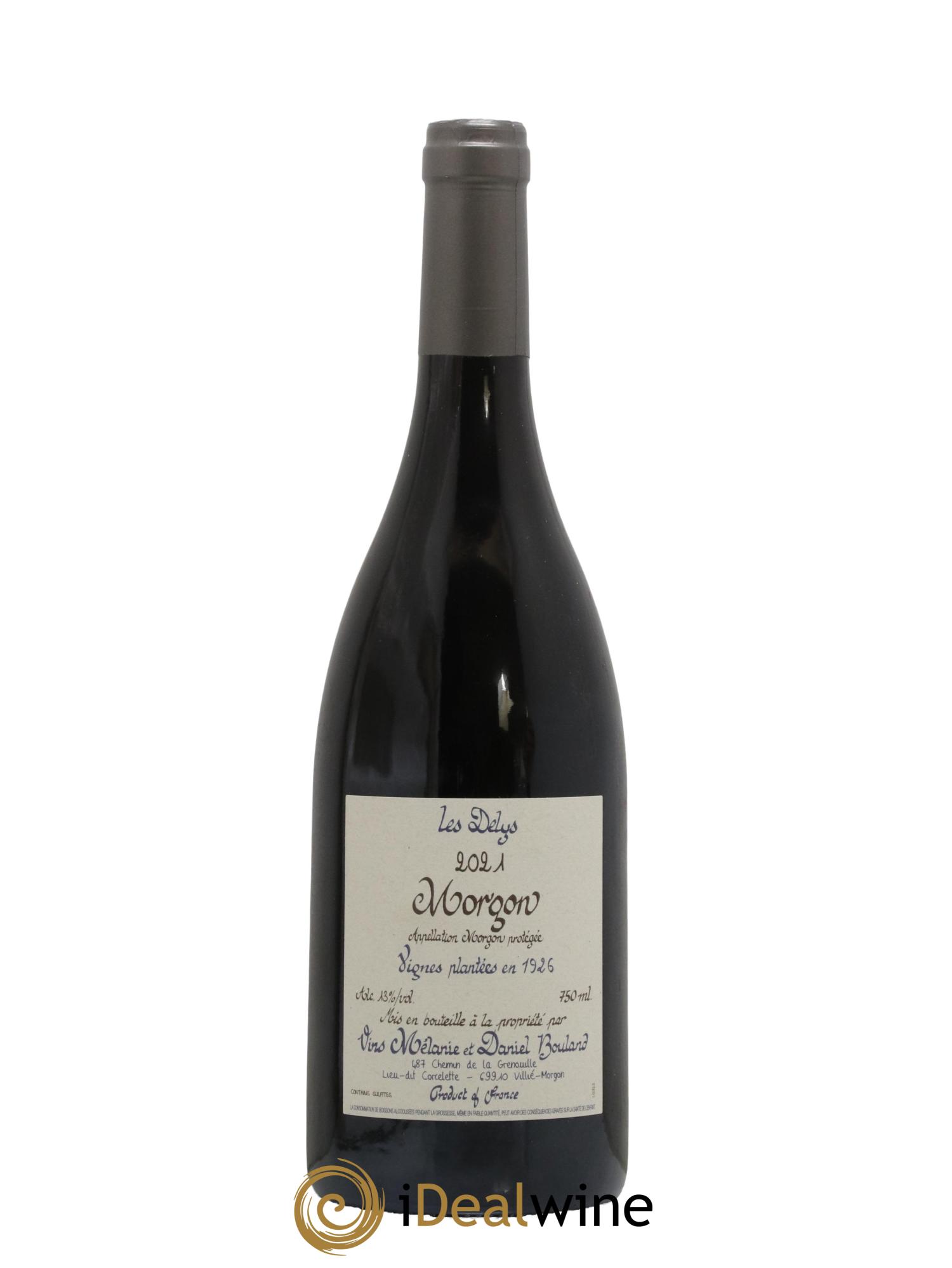 Morgon Les Delys Vielles Vignes de 1926 Daniel Bouland (Domaine) 2021 - Lot de 1 bouteille - 0