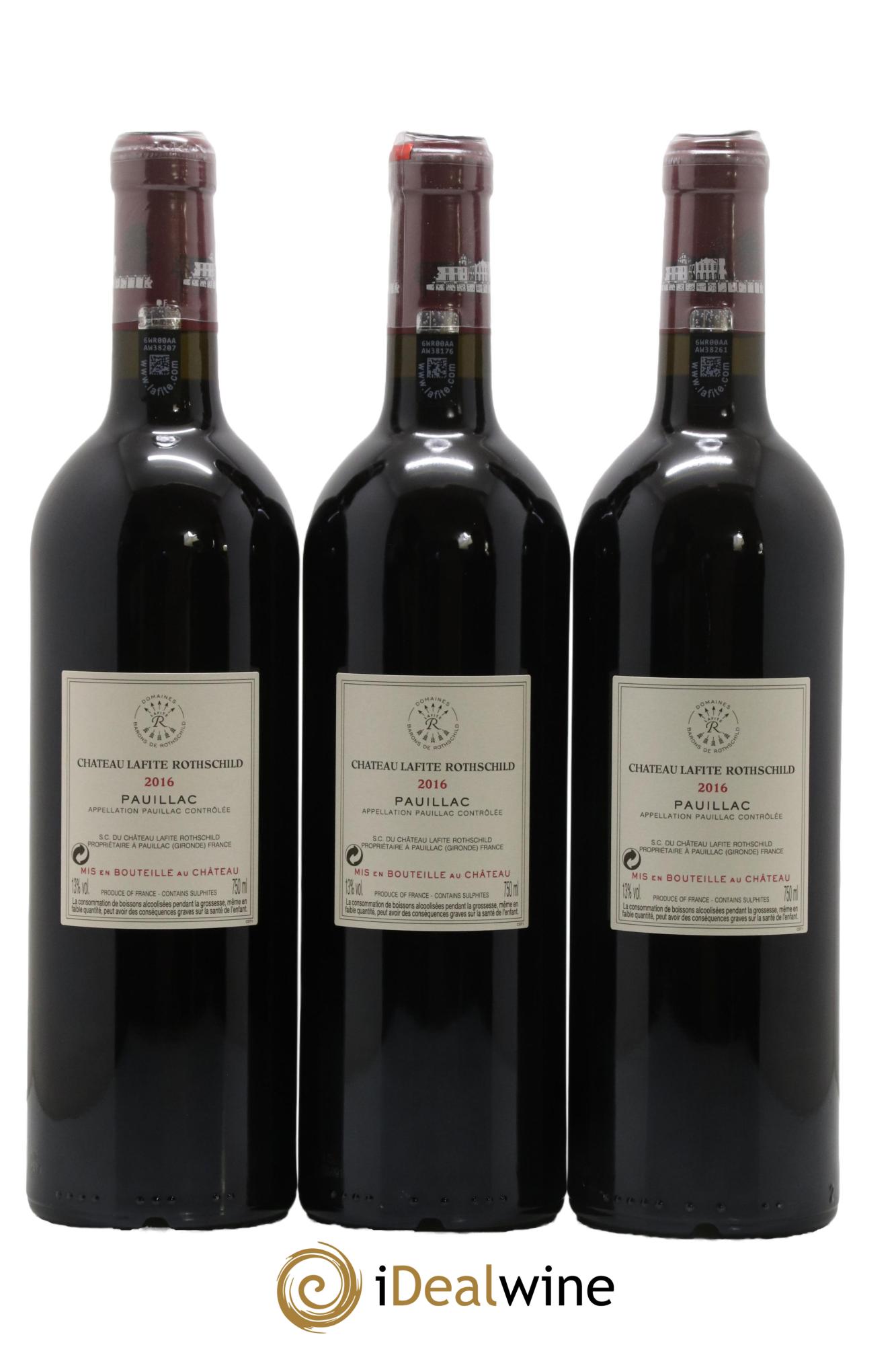 Château Lafite Rothschild 1er Grand Cru Classé 2016 - Lot de 6 bouteilles - 4