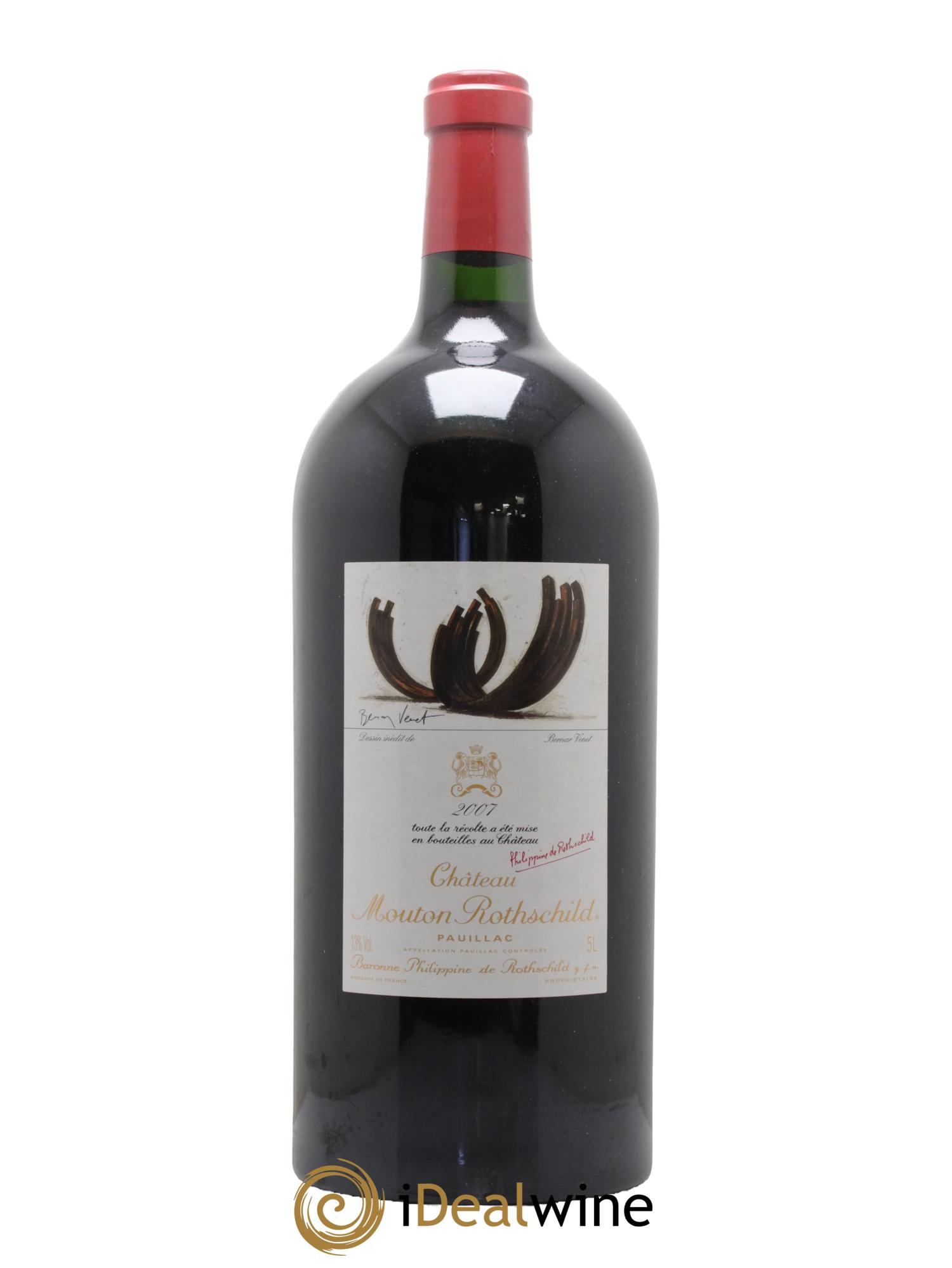 Château Mouton Rothschild 1er Grand Cru Classé 2007 - Lot de 1 rehoboam - 0