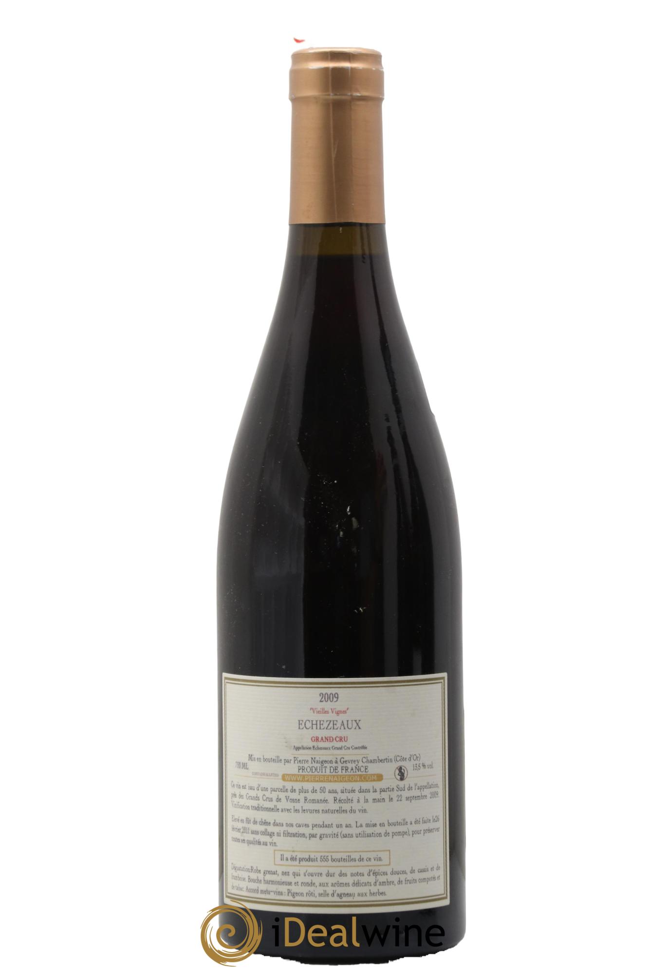 Echezeaux Grand Cru Vieilles Vignes Pierre Naigeon 2009 - Posten von 1 Flasche - 1