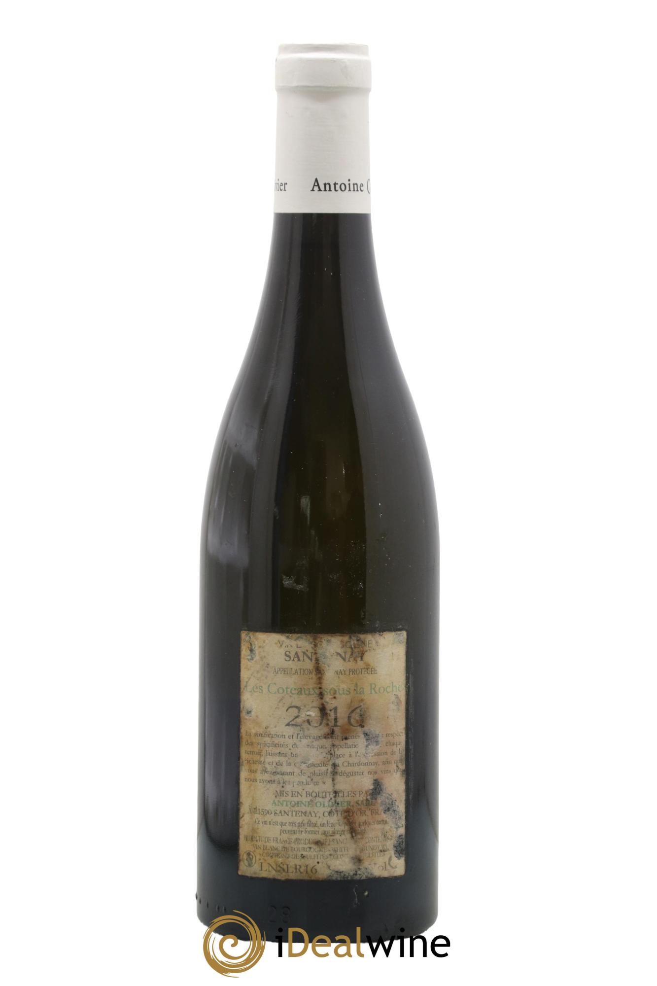 Santenay Antoine Olivier Les Coteaux Sous Roche 2016 - Lot of 1 bottle - 1