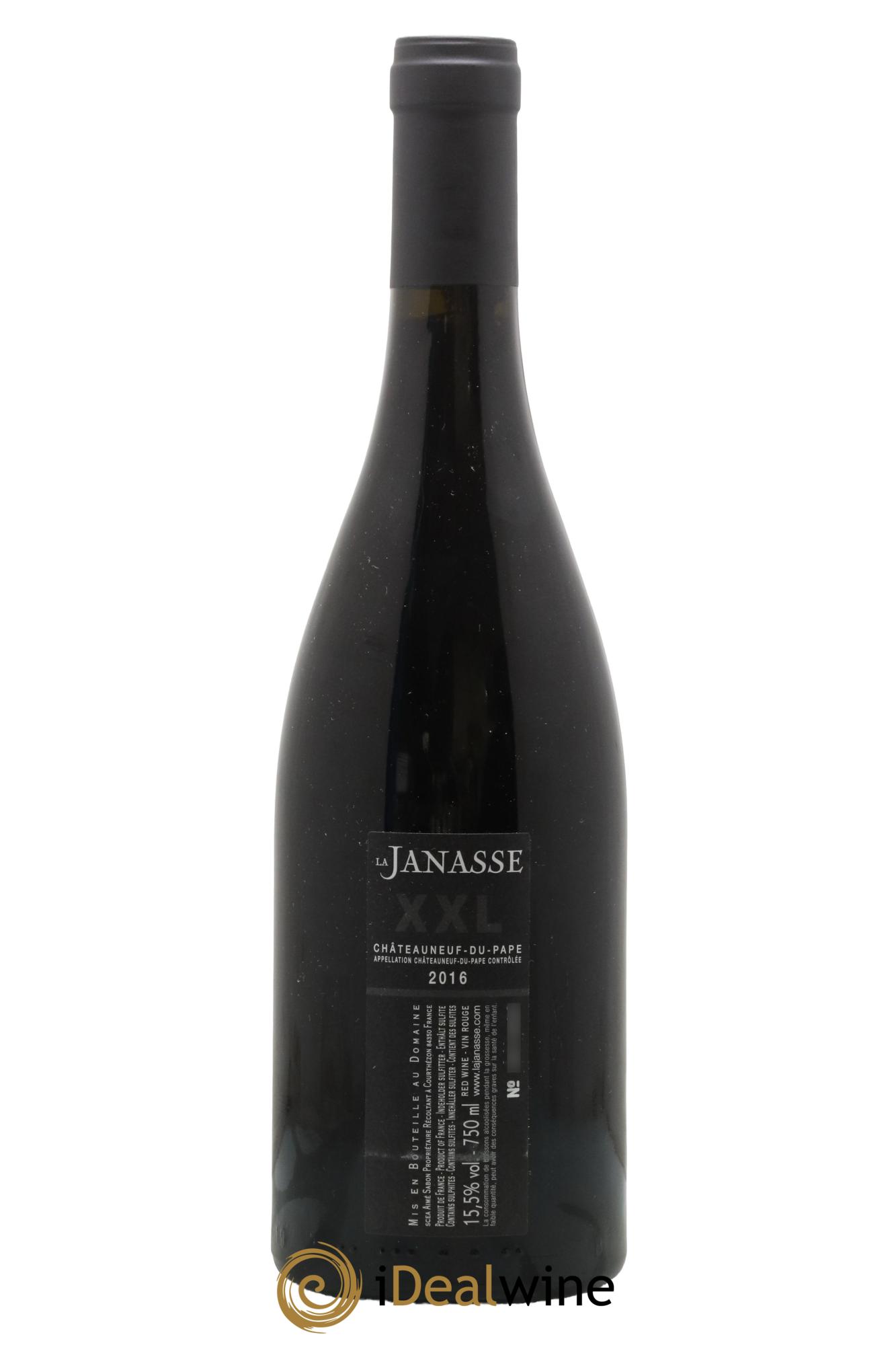 Châteauneuf-du-Pape Cuvée XXL La Janasse (Domaine de) 2016 - Lot de 1 bouteille - 1