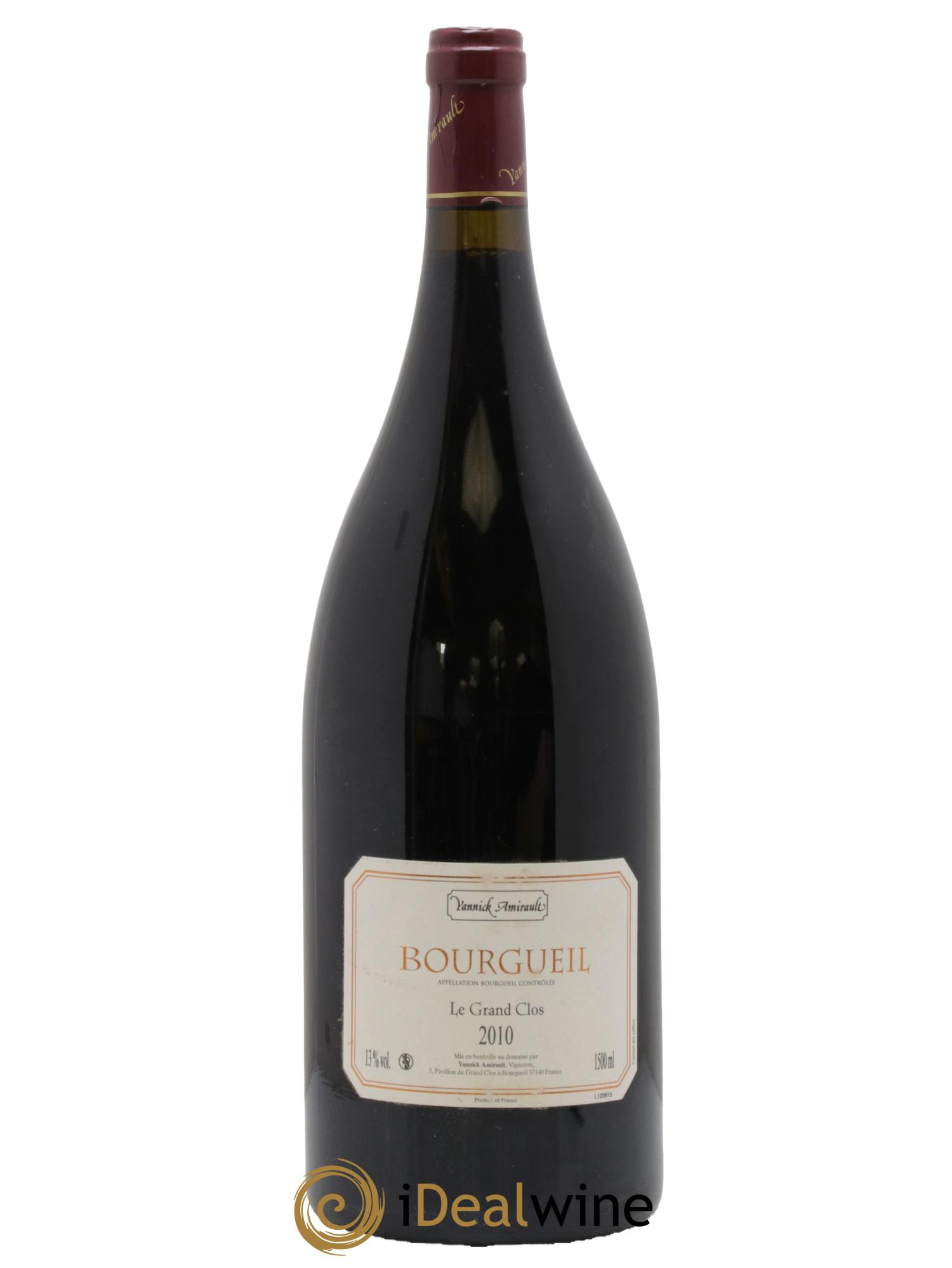Bourgueil Grand Clos Yannick Amirault (Domaine) 2010 - Posten von 1 Magnum - 0