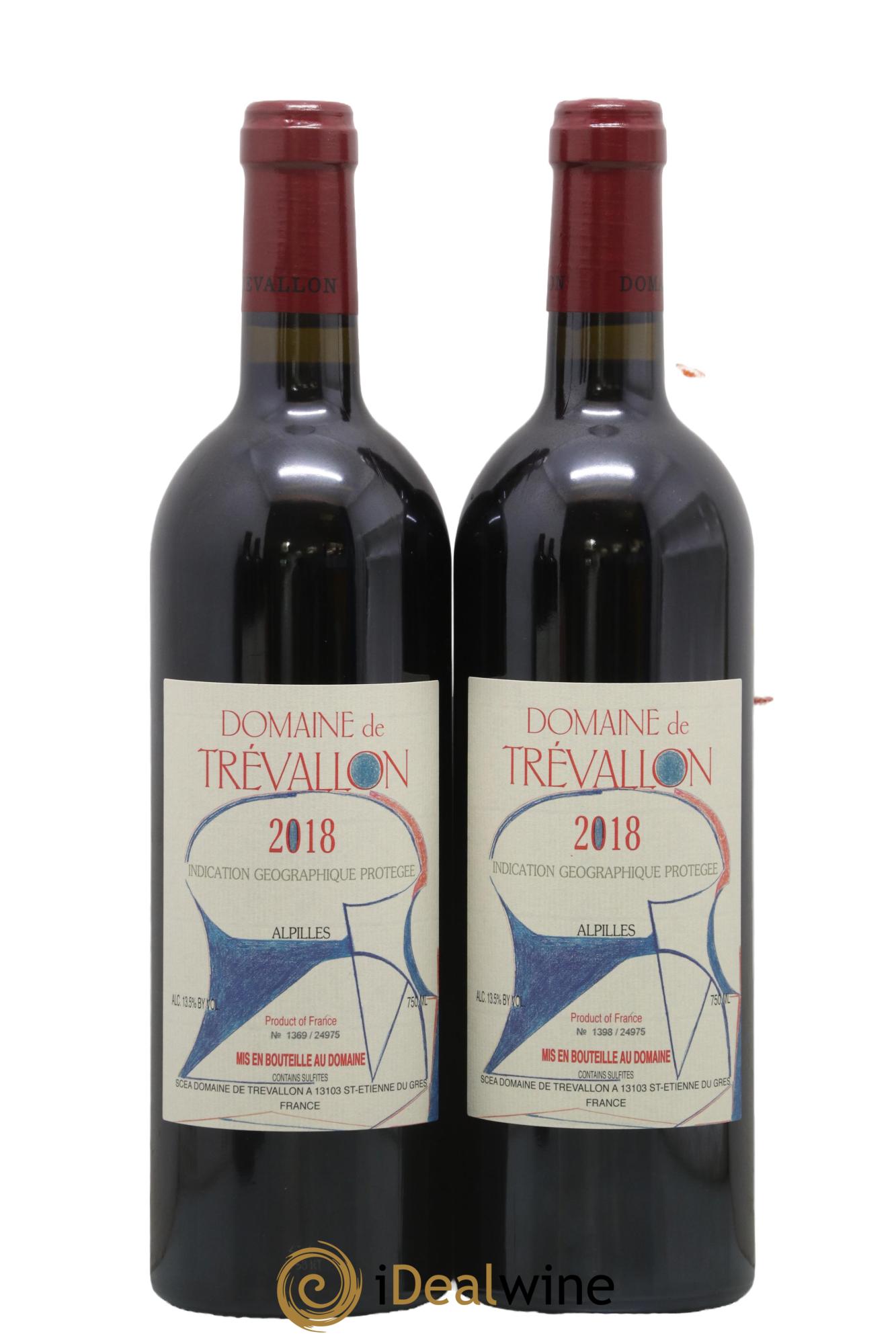 Alpilles Trévallon (Domaine de) Eloi Dürrbach 2018 - Lot de 2 bouteilles - 0