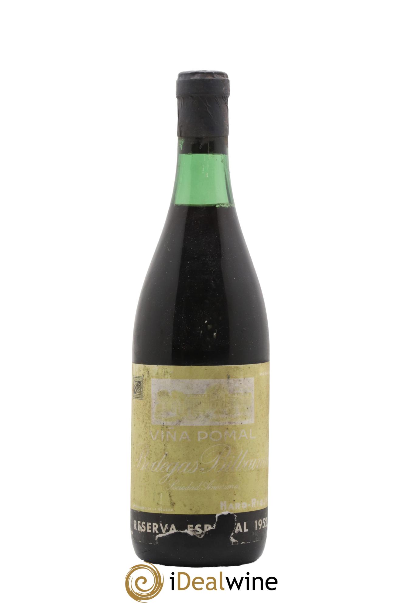 Rioja DOCA Vina Pomal Reserva Especial Bodegas Bilbainas 1952 - Lot de 1 bouteille - 0
