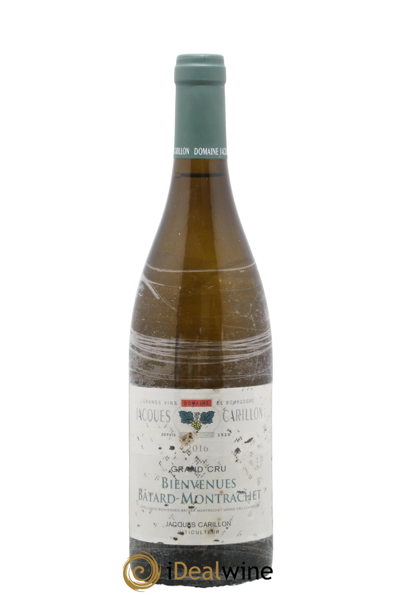 Bienvenues-Bâtard-Montrachet Grand Cru Jacques Carillon (Domaine) 2016 - Lot de 1 bouteille - 0