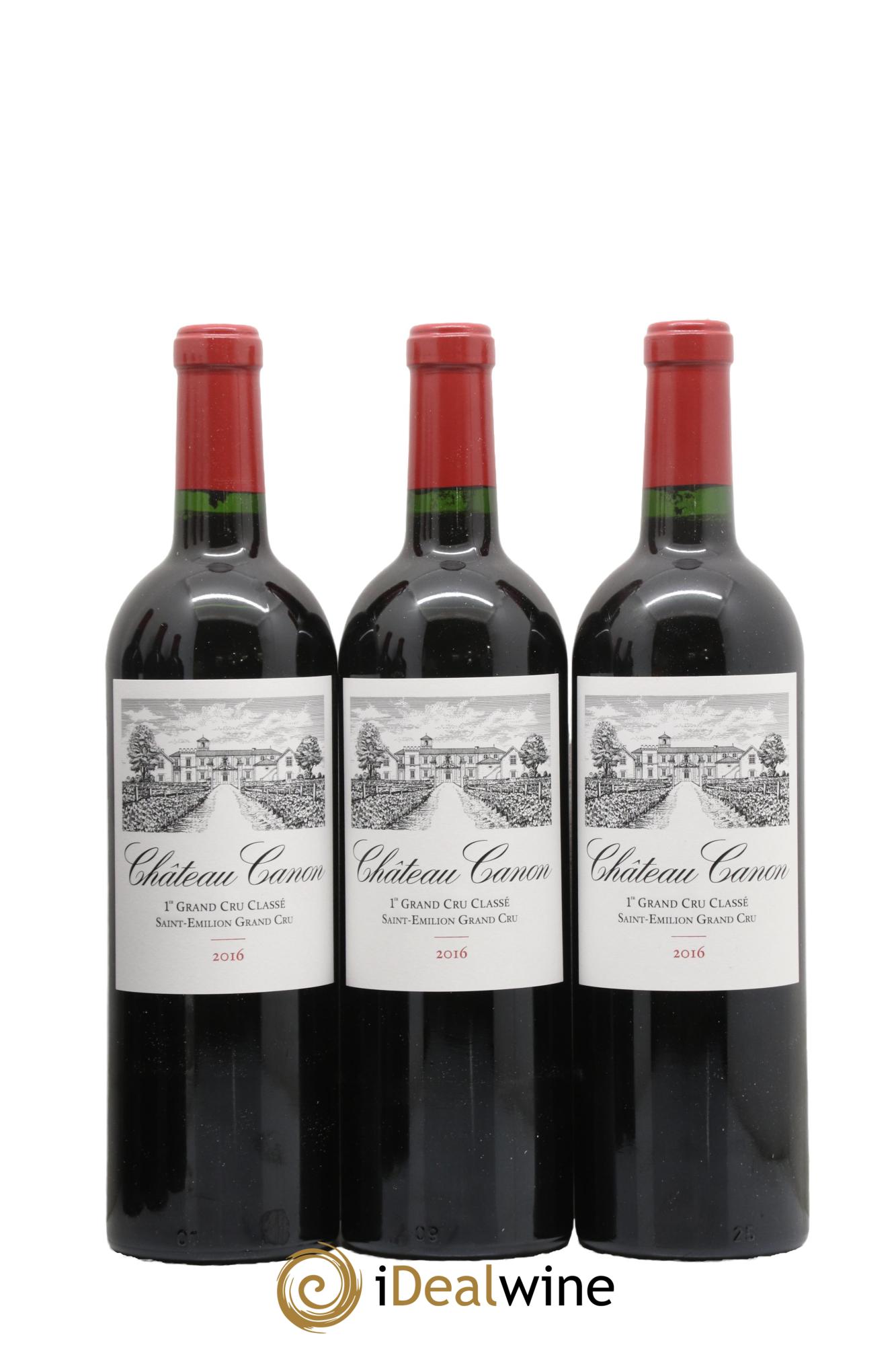 Château Canon 1er Grand Cru Classé B 2016 - Lot de 6 bouteilles - 1