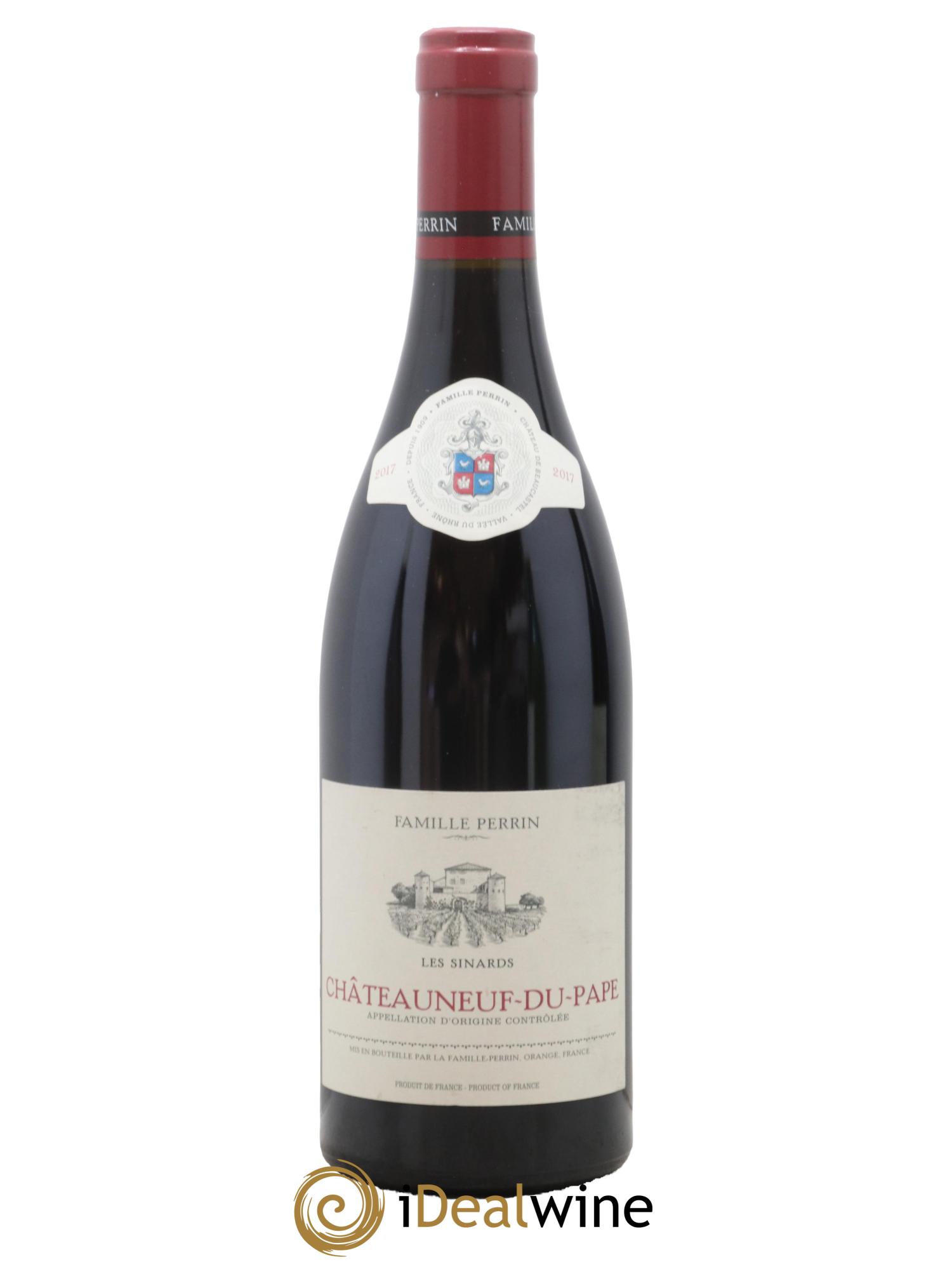 Châteauneuf-du-Pape Les Sinards Famille Perrin 2017 - Lot de 1 bouteille - 0