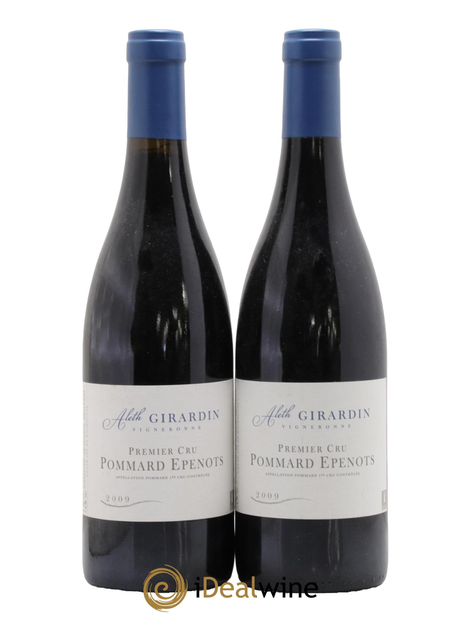 Pommard 1er Cru Les Epenots Aleth Girardin 2009 - Lot de 2 bouteilles - 0