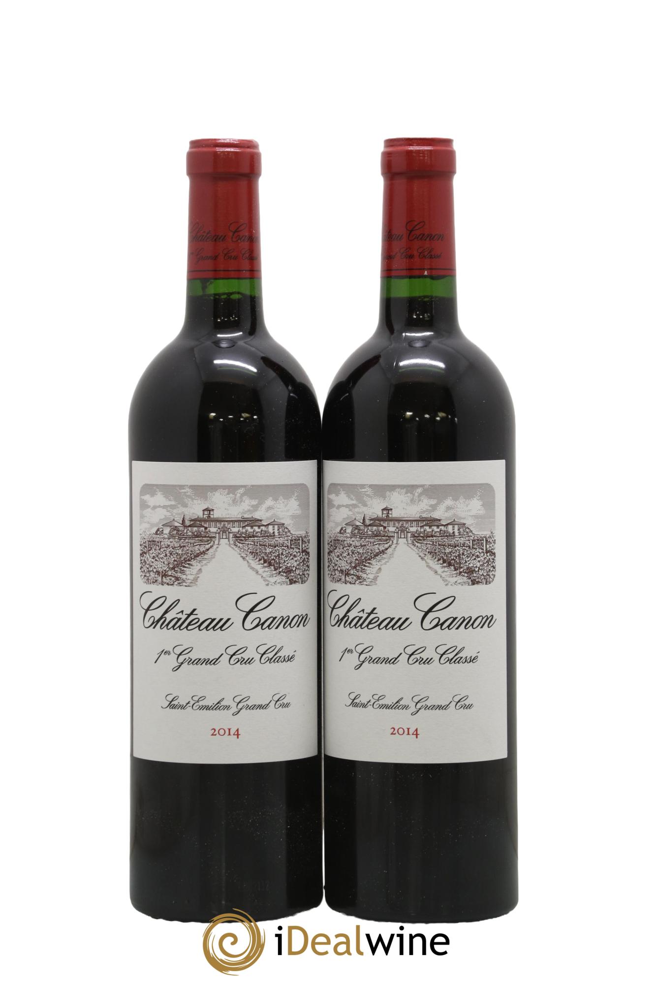 Château Canon 1er Grand Cru Classé B 2014 - Posten von 2 Flaschen - 0