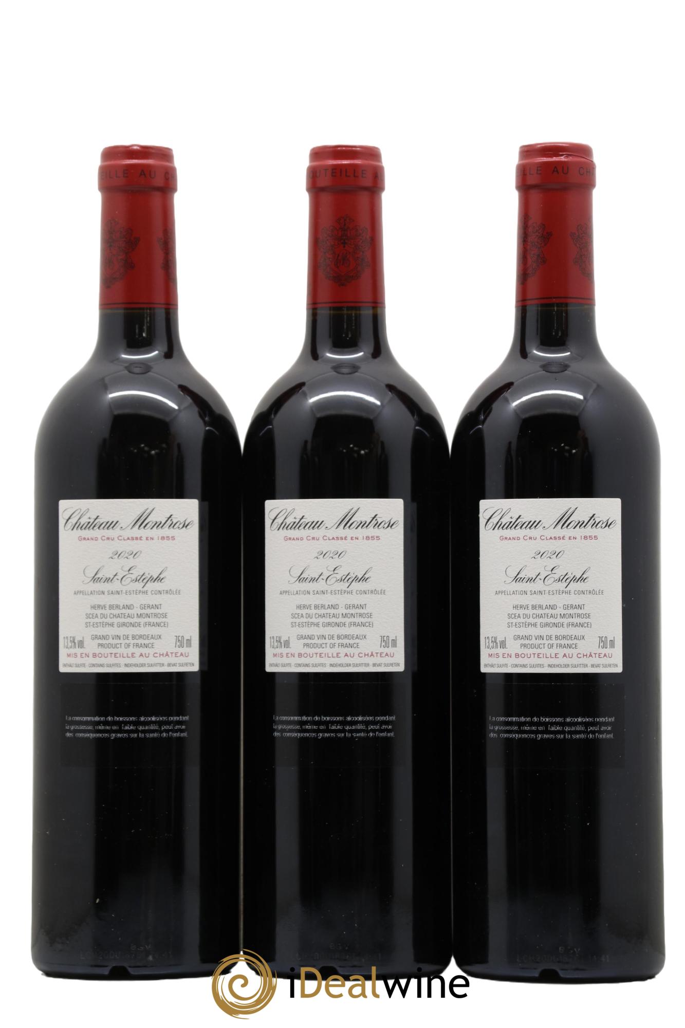 Château Montrose 2ème Grand Cru Classé 2020 - Lot de 6 bouteilles - 2