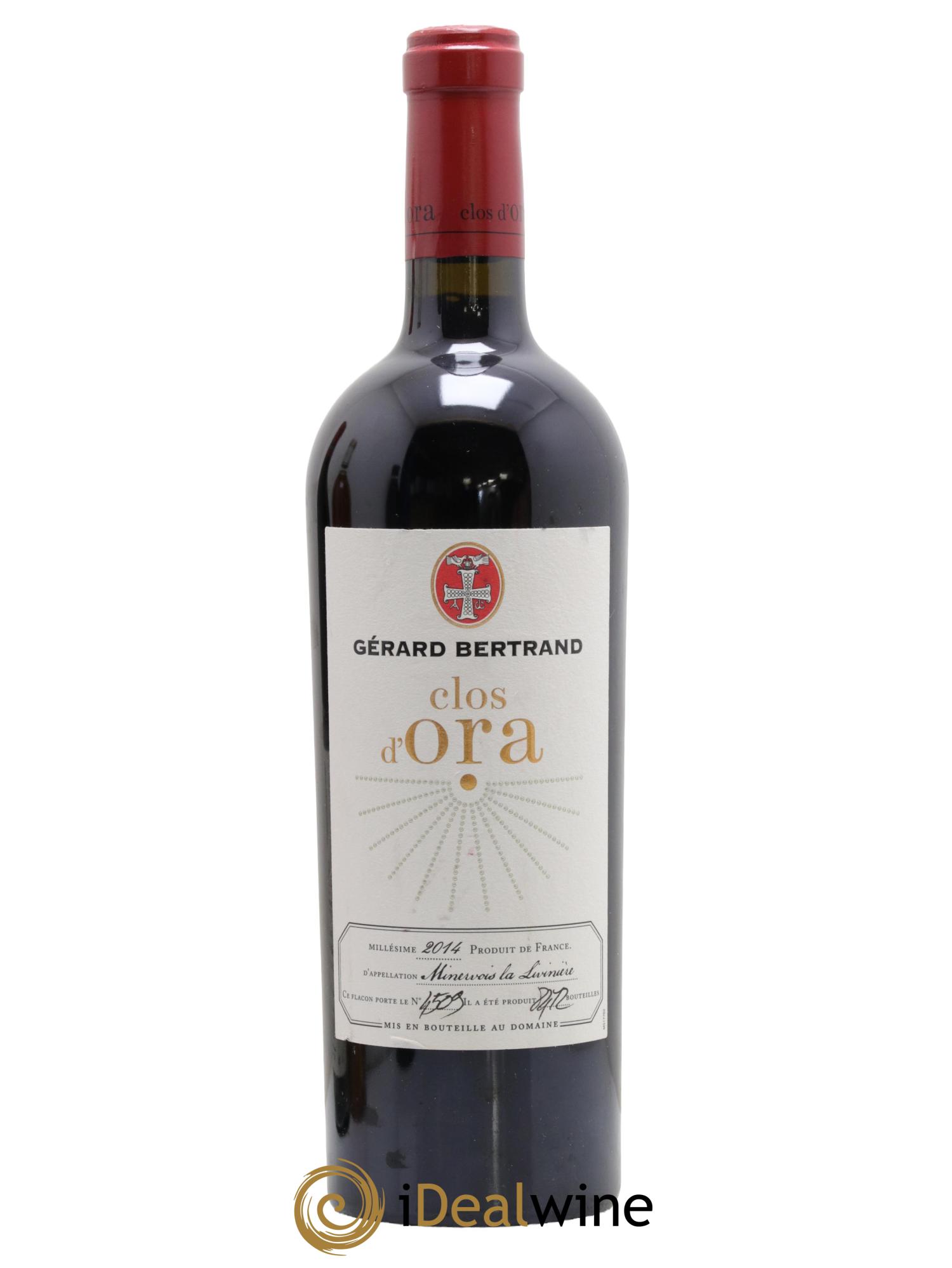 Minervois La Livinière Clos d'Ora Gérard Bertrand 2014 - Lot de 1 bouteille - 0