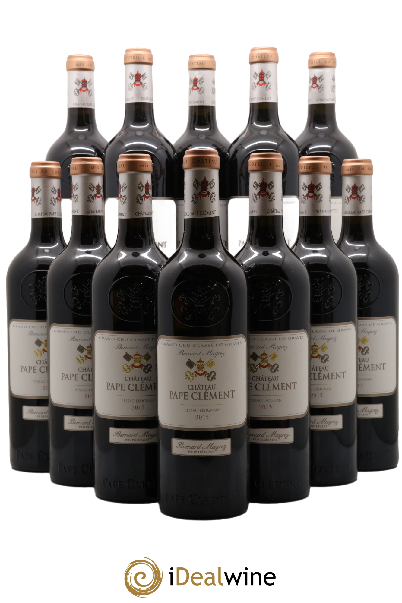 Château Pape Clément Cru Classé de Graves 2015 - Lot de 12 bouteilles - 0