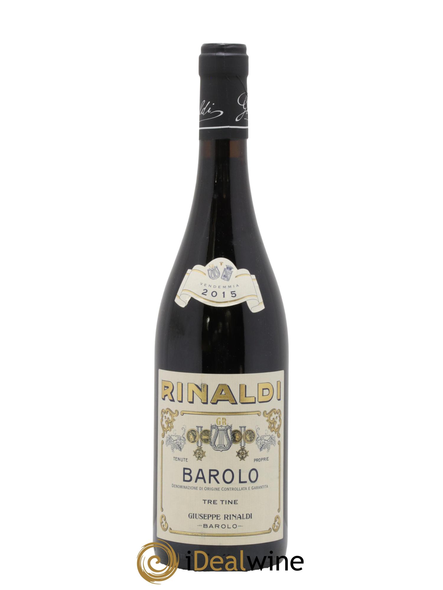 Barolo DOCG Tre Tine Giuseppe Rinaldi 2015 - Lot of 1 bottle - 0