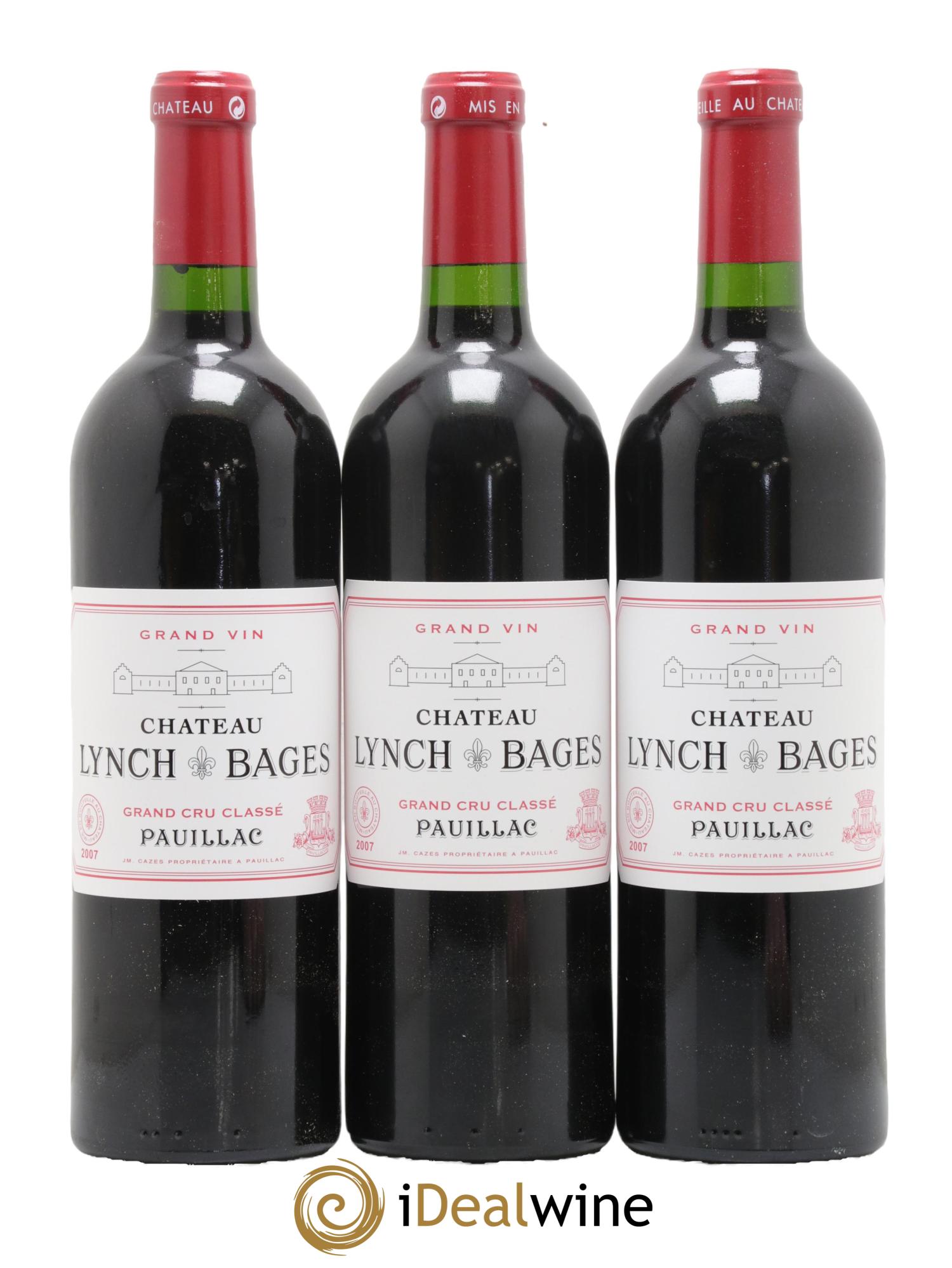 Château Lynch Bages 5ème Grand Cru Classé 2007 - Lot de 6 bouteilles - 1