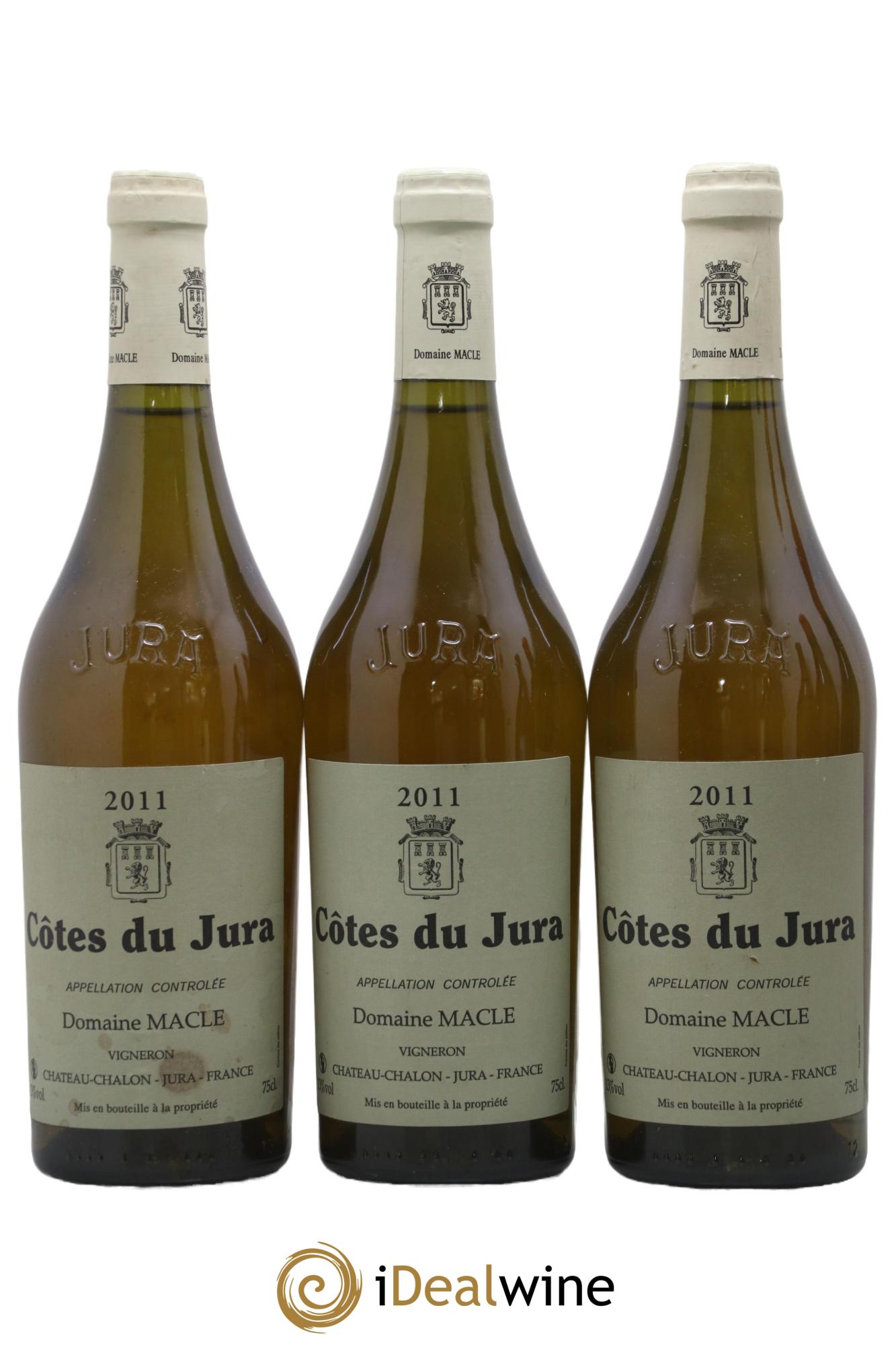 Côtes du Jura Jean Macle 2011 - Lotto di 3 bottiglie - 0