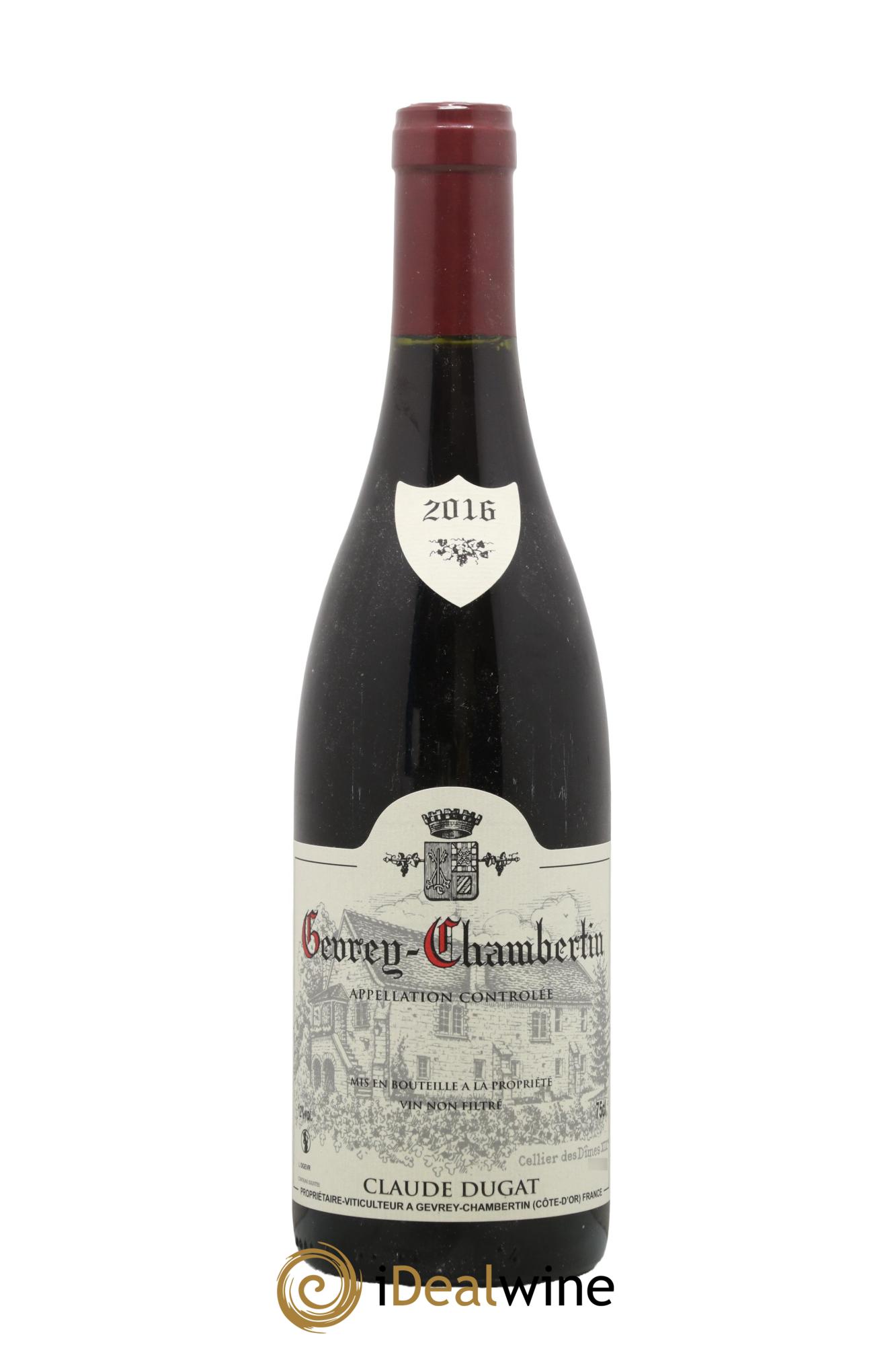 Gevrey-Chambertin Claude Dugat 2016 - Lot de 1 bouteille - 0